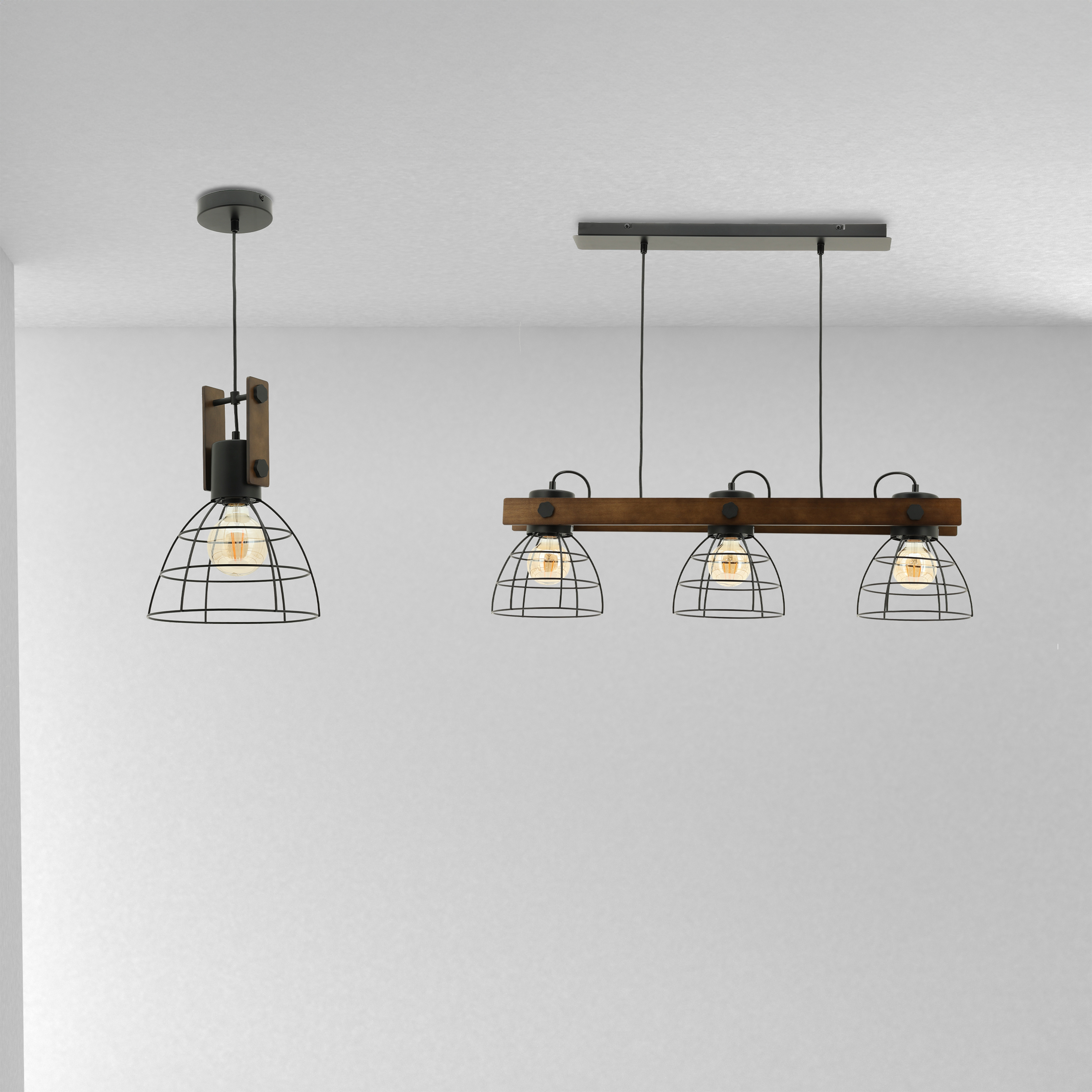 Suspension Chive fer, Diam.88 cm INSPIRE, E27 - 13