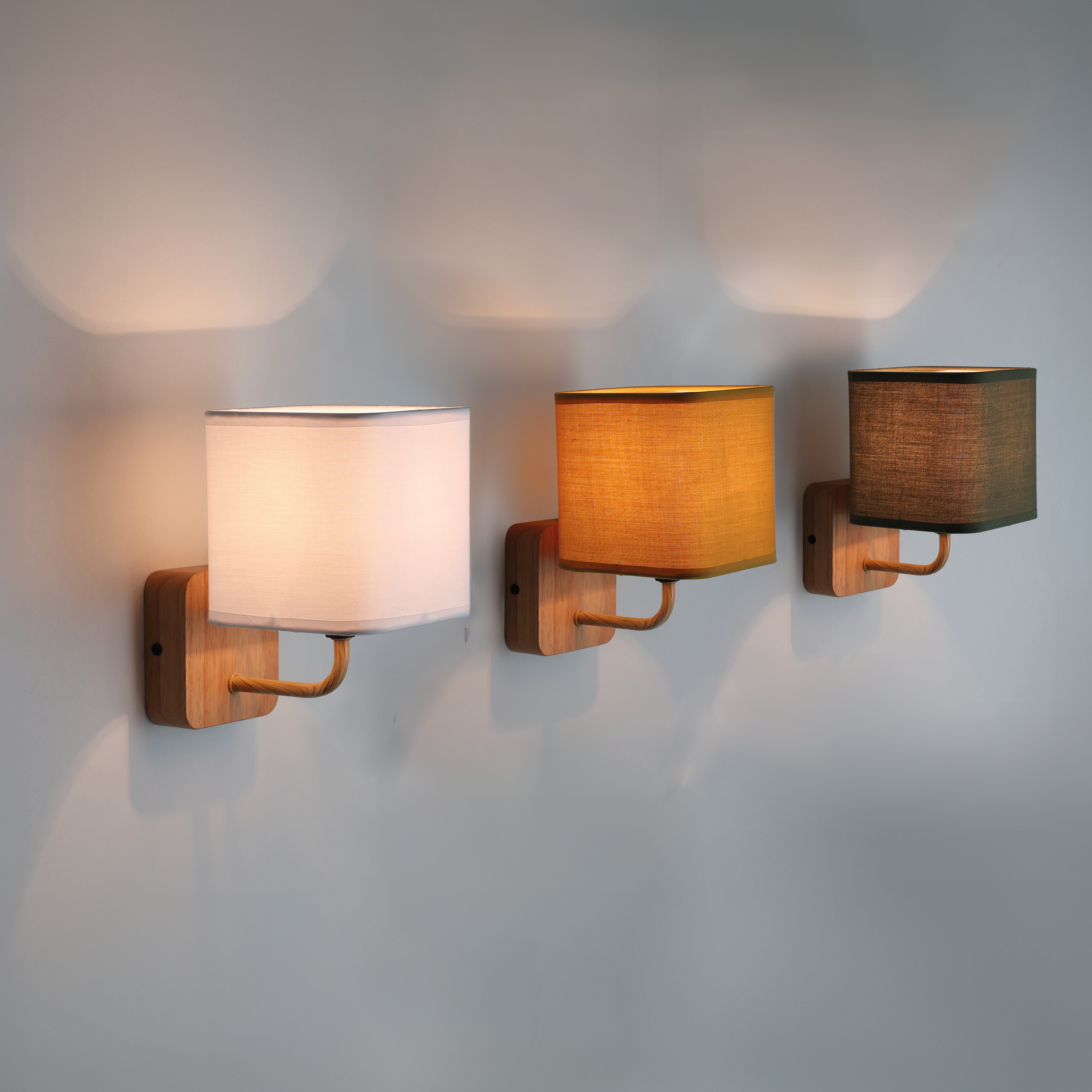 Kinkiet Akora biały drewno E14 Inspire - 11