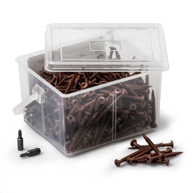 Vis autoforantes 50 mm pour panneaux Easy-Tuile PRO, rouge