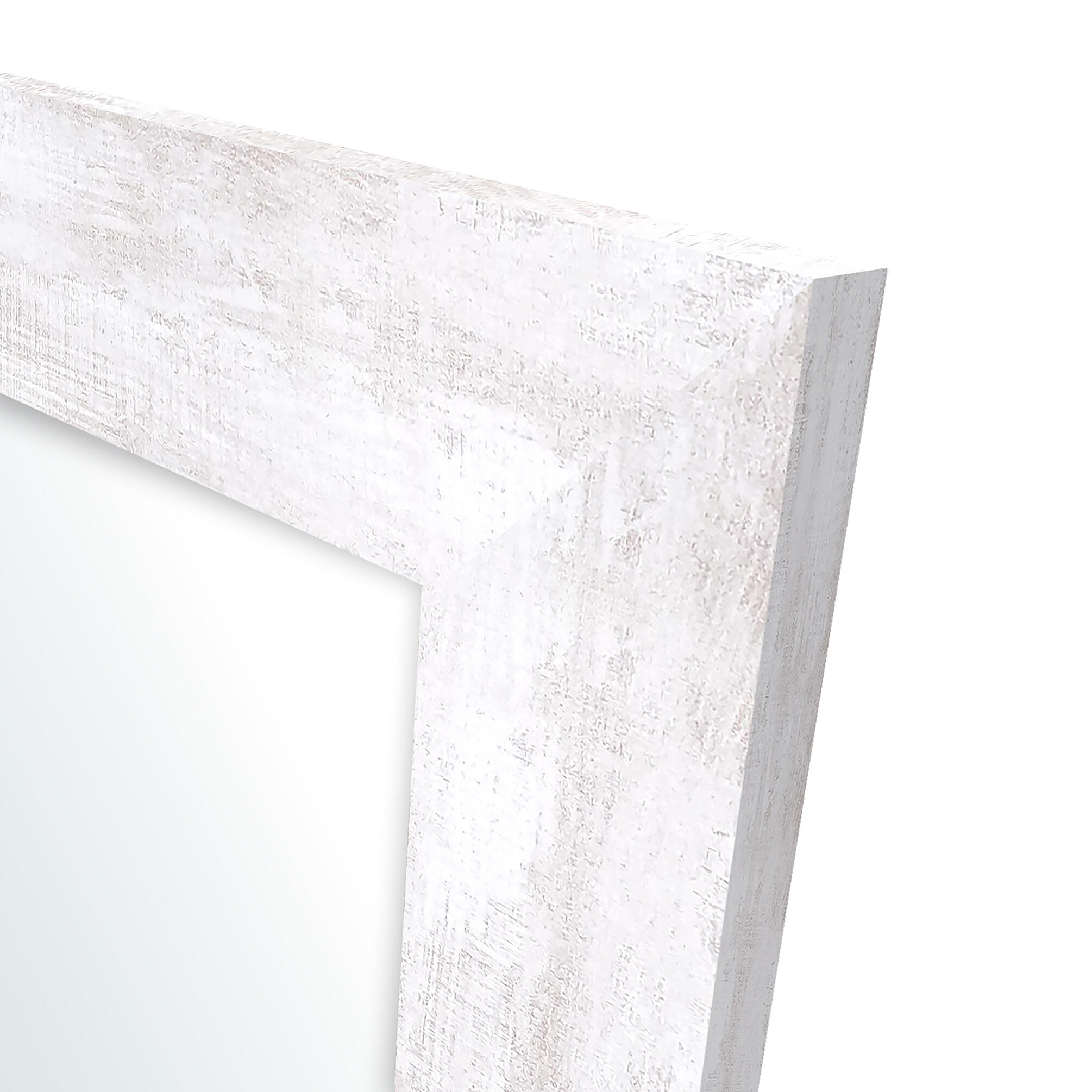 Espejo enmarcado de pared rectangular Harry MDF beige mate  de 49 x 151 cm - 4