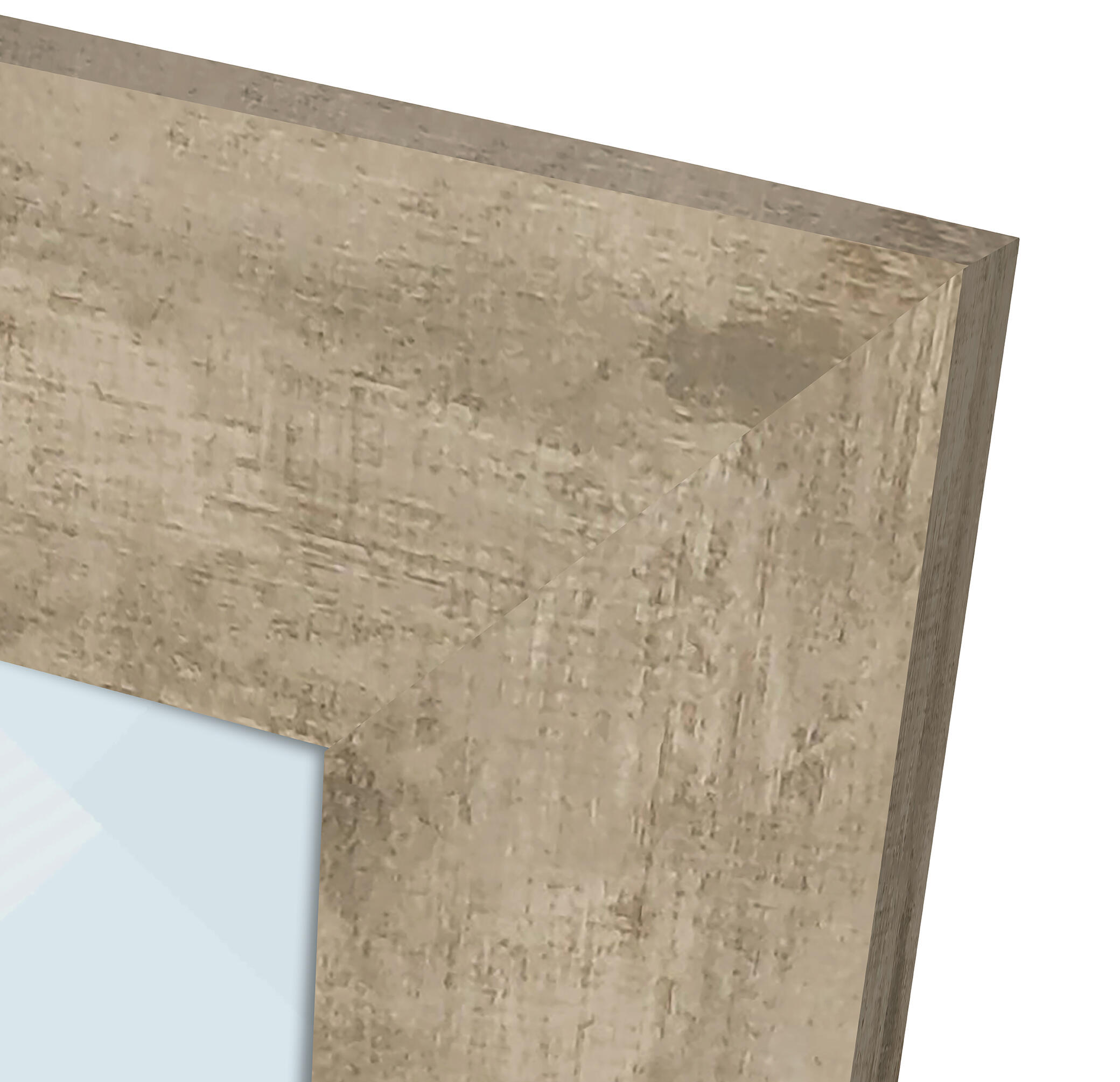 Espejo enmarcado de pared rectangular Harry madera MDF marrón mate  de 52 x 172 cm - 4