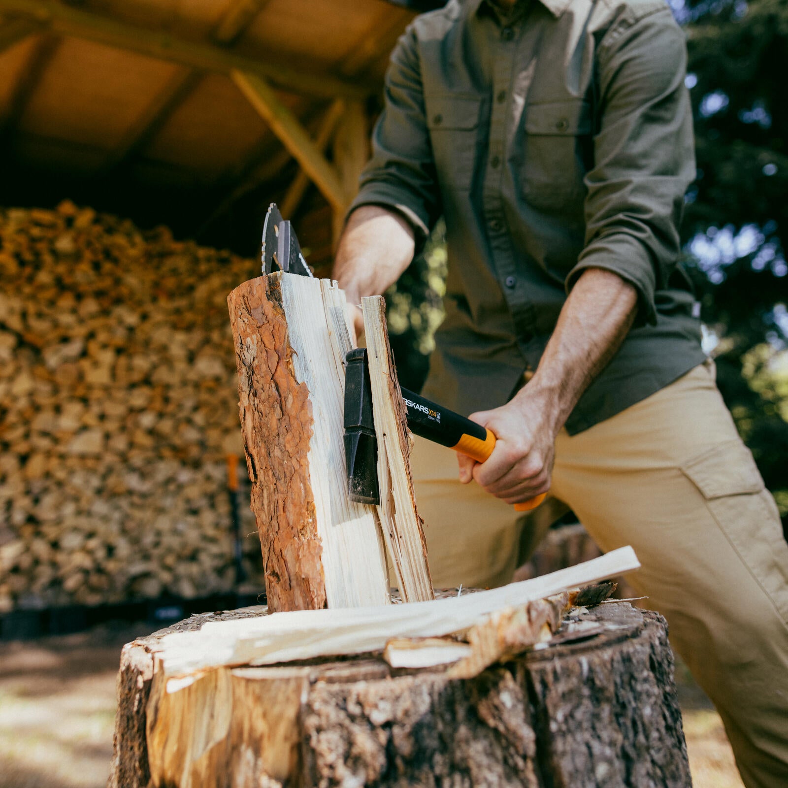 Hachette universelle Fiskars X-series™ X14 lame acier taille XS - 4