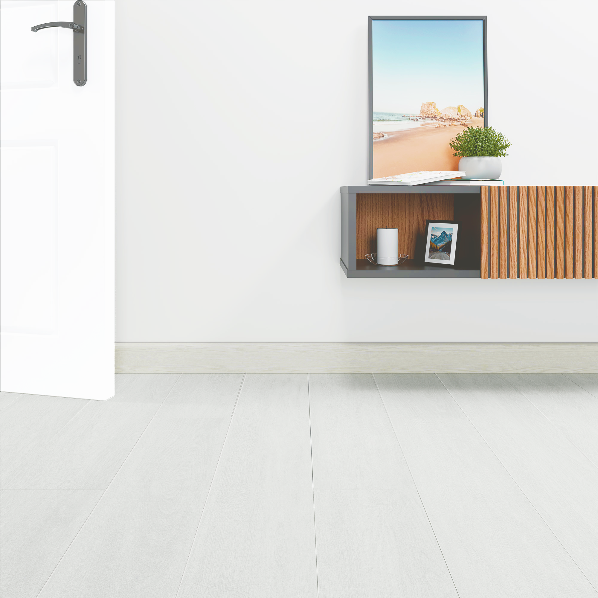 Plinthe mdf, décor 42, H. 7.8, Ep.14 mm ARTENS - 3