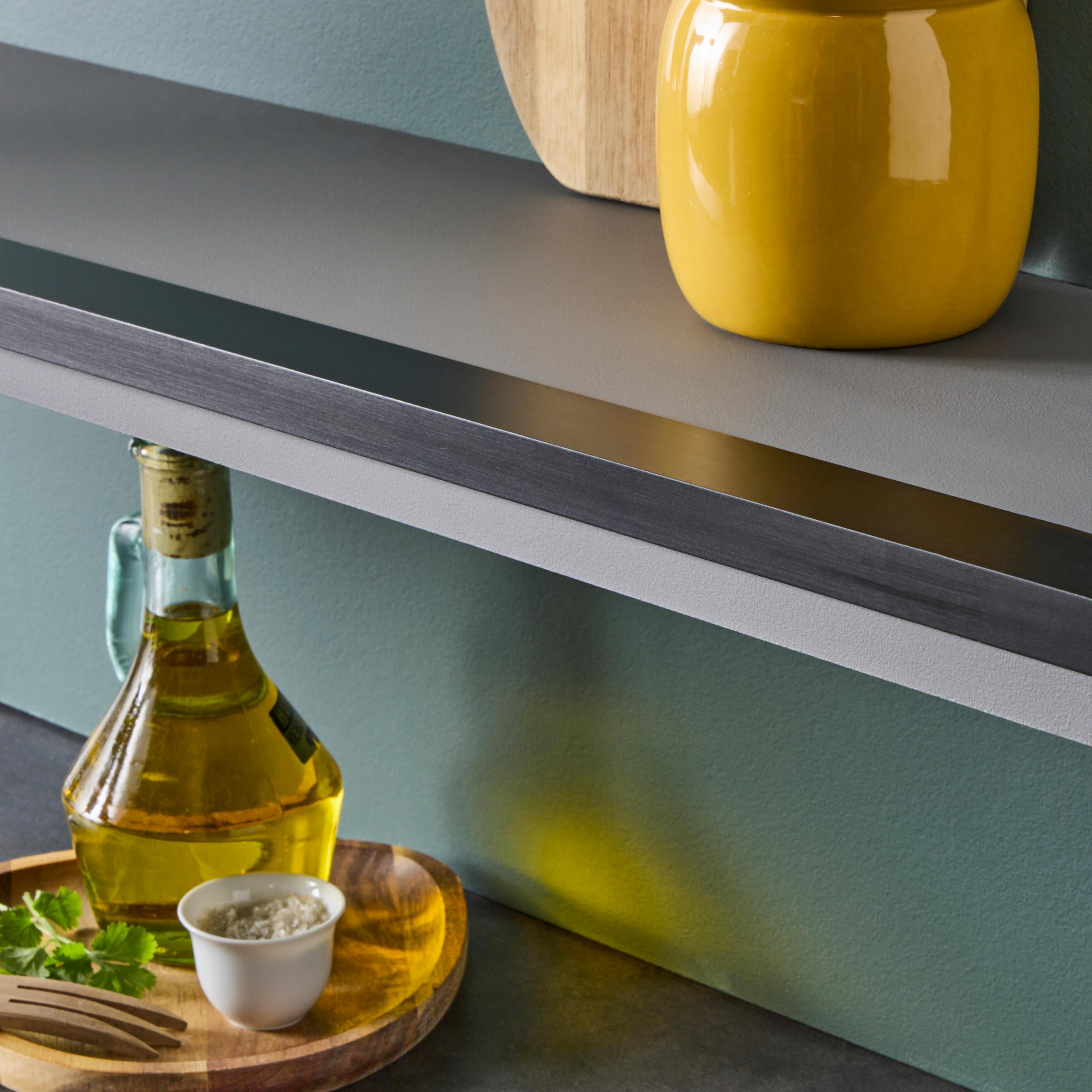 Perfil forma de ángulo no recto de aluminio negro, Alt. 20 x An.40 x L.1000 mm - 3