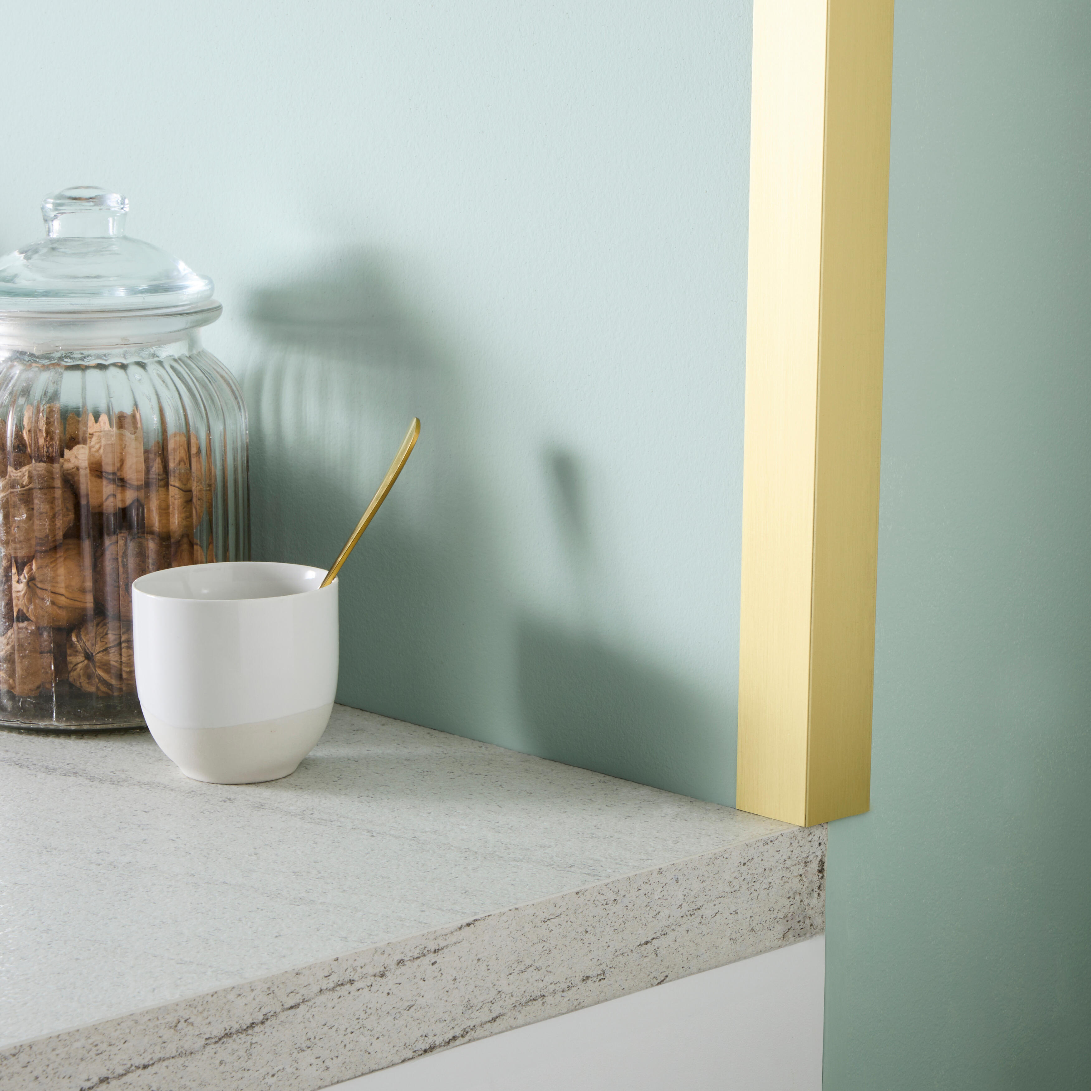 Perfil alumínio anodizado latão pintado mate 30x30x1x1 cm Standers - 2