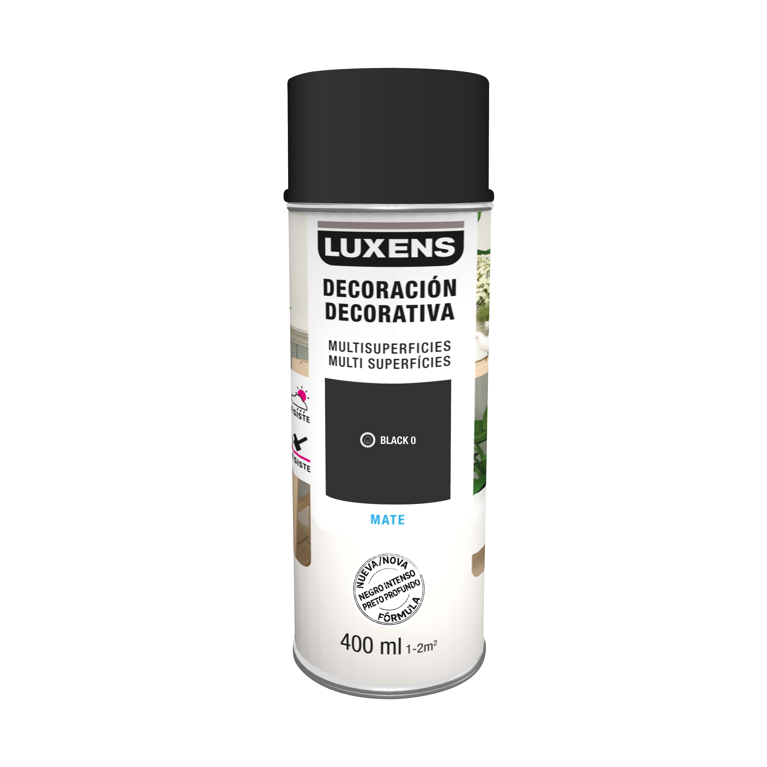 Spray Decor mate Luxens 400ml preto - 3