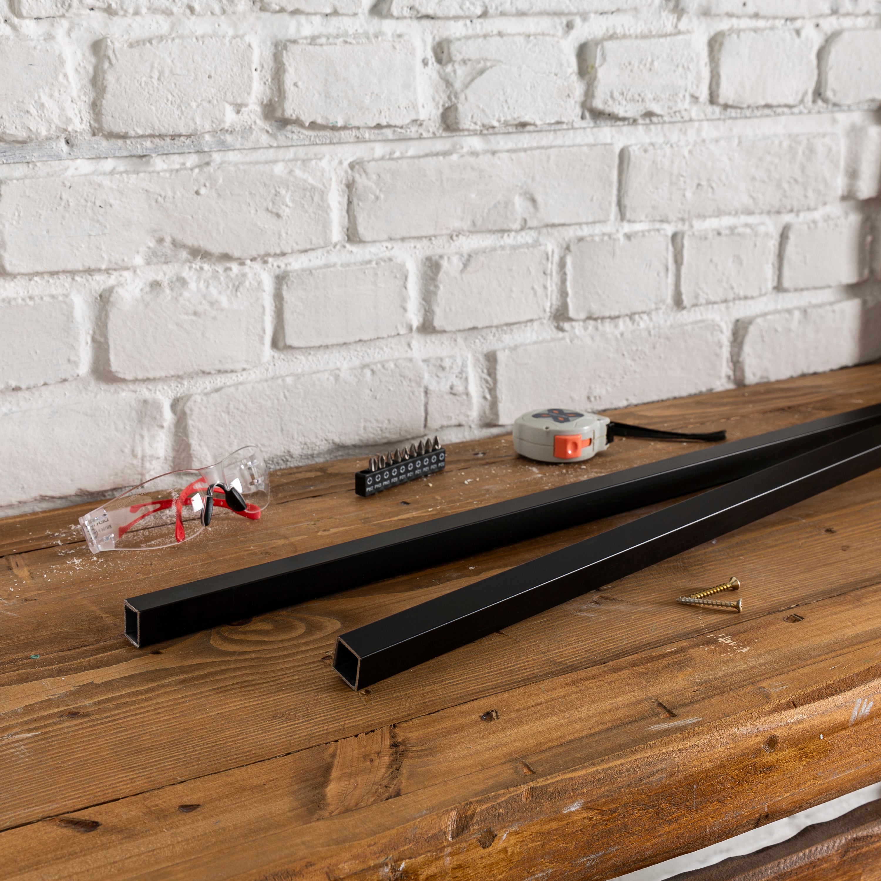 Profil kwadratowy aluminiowy 2.5m 20x20x1.5 mm czarny Standers - 2