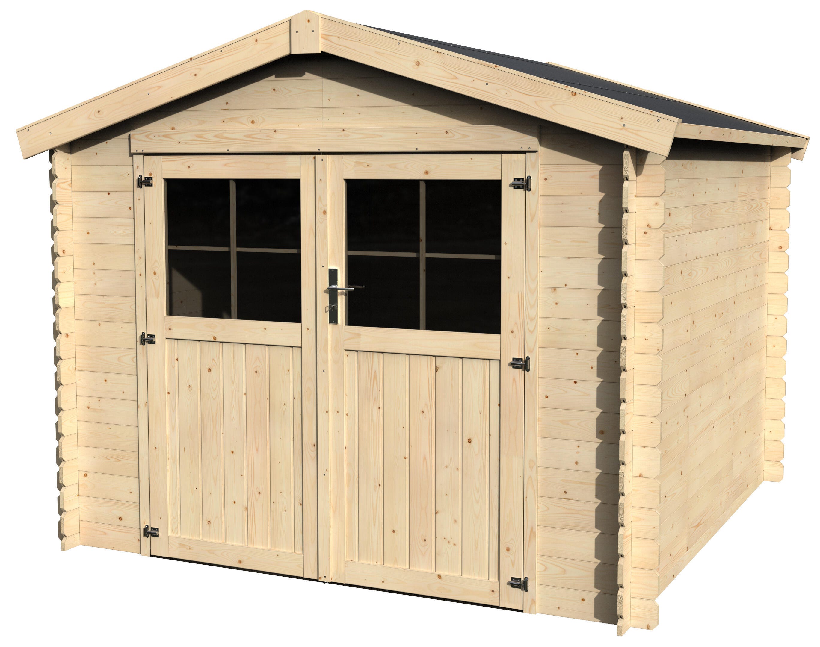 Abri de jardin bois DECOR ET JARDIN Abri kirama Ep.19 mm, 7.24 m²