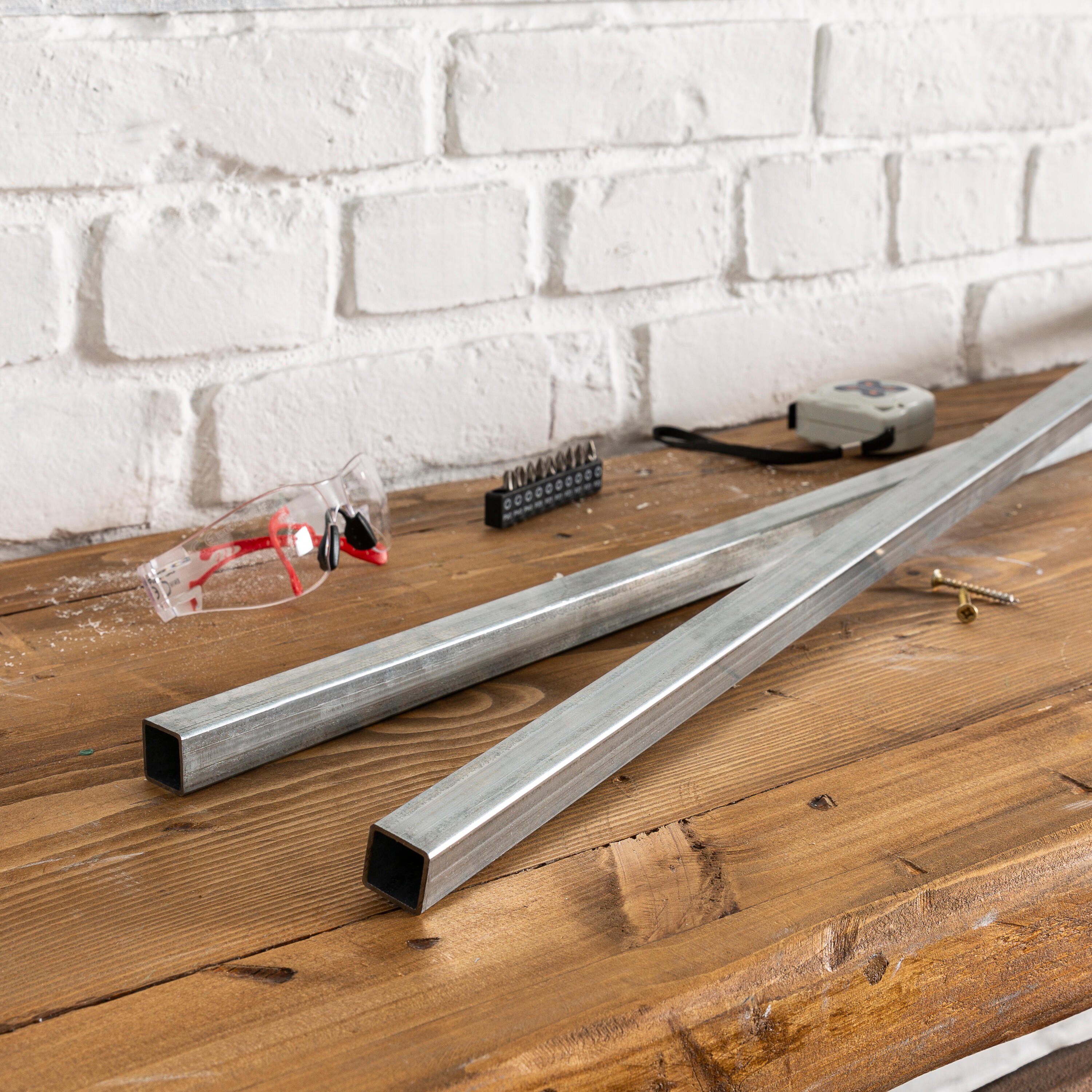 Tubo quadrado 20x20x1,5x2,5 aço galvanizado - 2