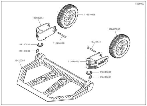 Carrello pieghevole WOLFCRAFT TS1500 in acciaio portata 200 kg - 3