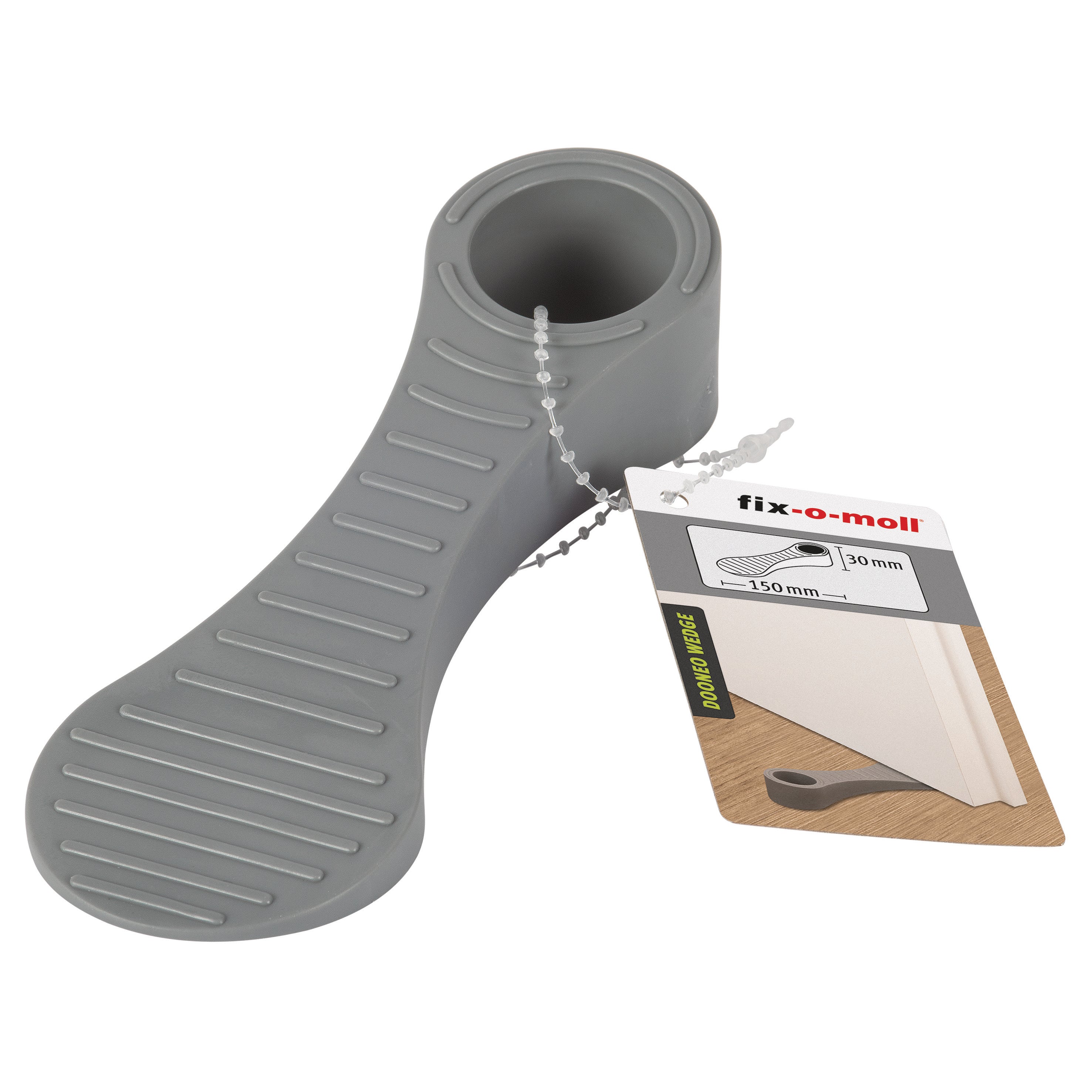 Cale à poser polypropylène FIX-O-MOLL gris, L.5 x H.3 cm - 4