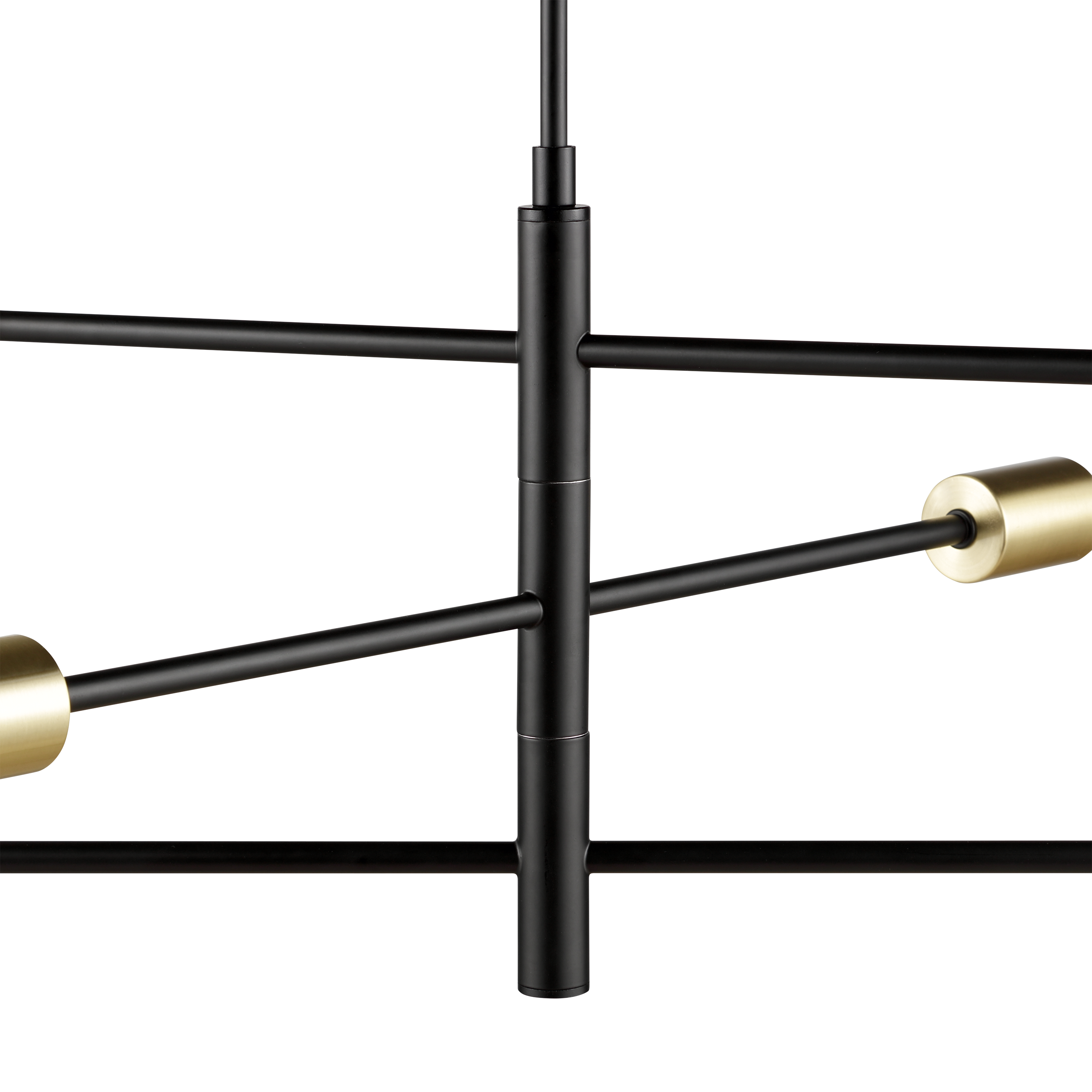 Lampadario Moderno Lina nero 6x E27 Ø60cm INSPIRE - 8