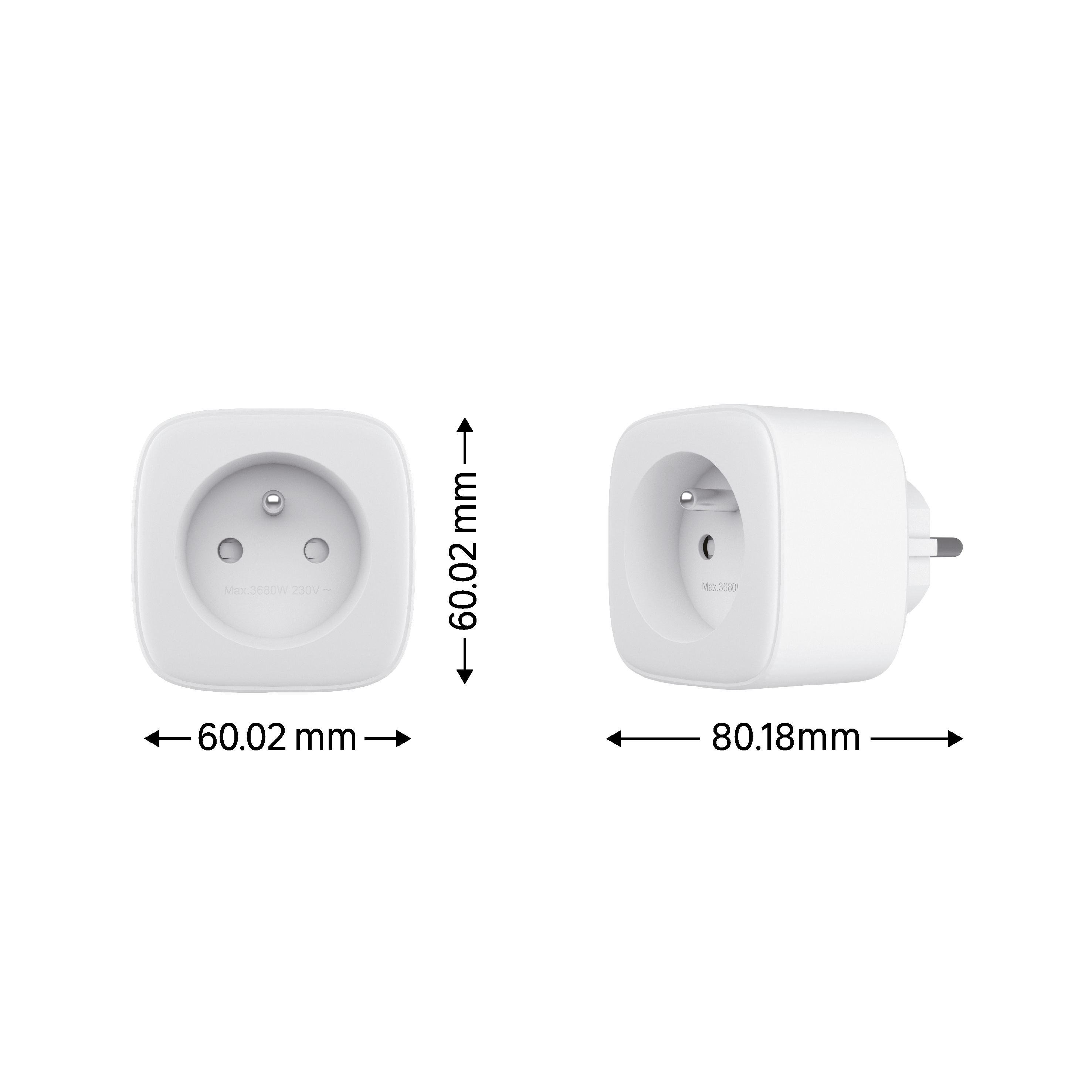 Prise connectée 16A, 3680W, LEXMAN - 5