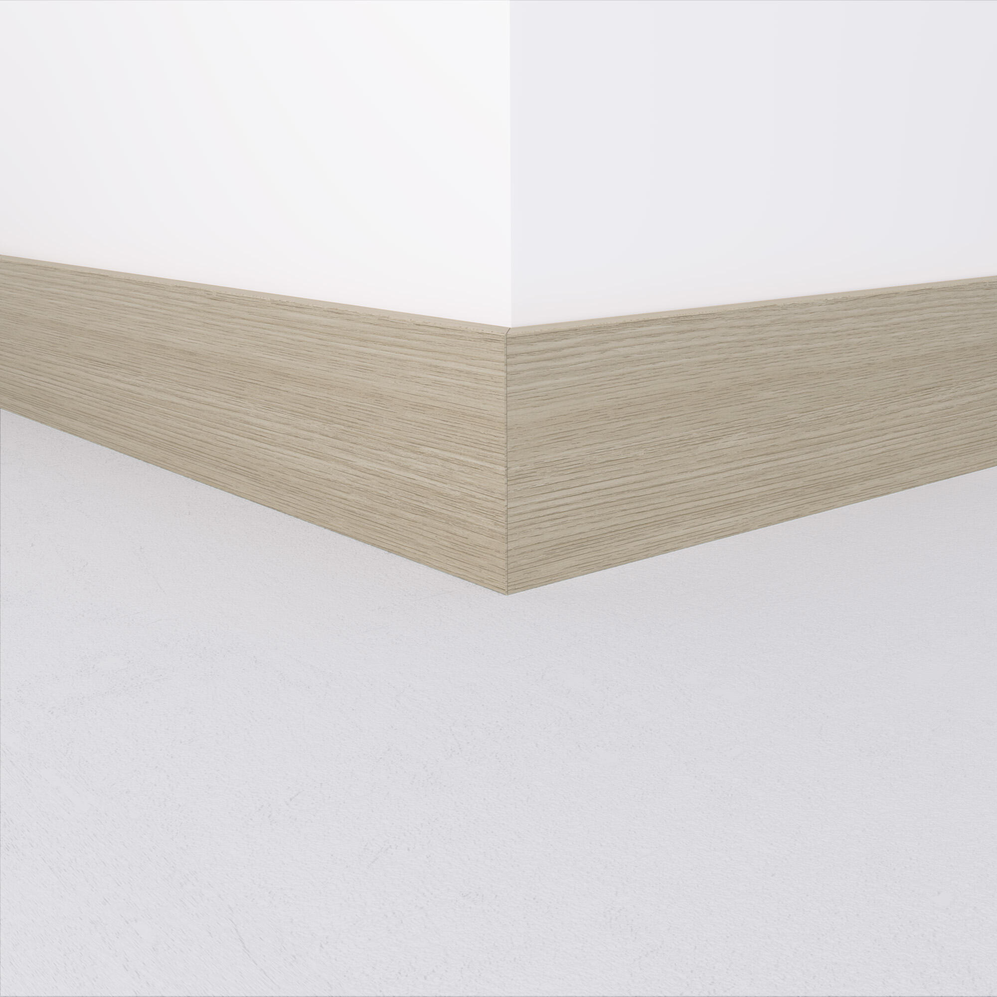 Pack de 5 rodapiés  de mdf de 225x10cm roble grisaceo BG210 ARTENS - 3
