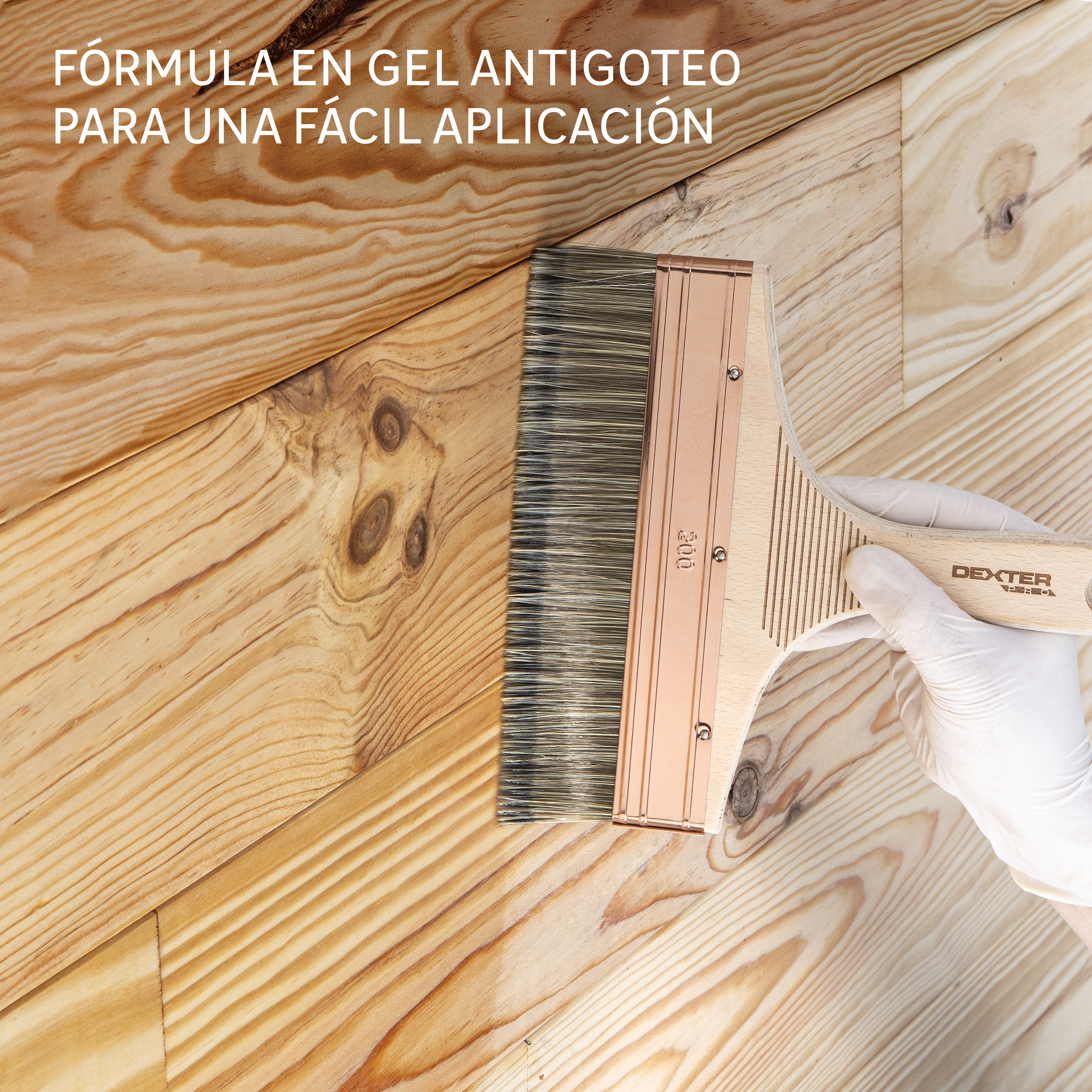 Protector madera exterior color roble natural para valla, caseta de jardín, cancela, fachada LUXENS satinado 750 ml base agua - 6