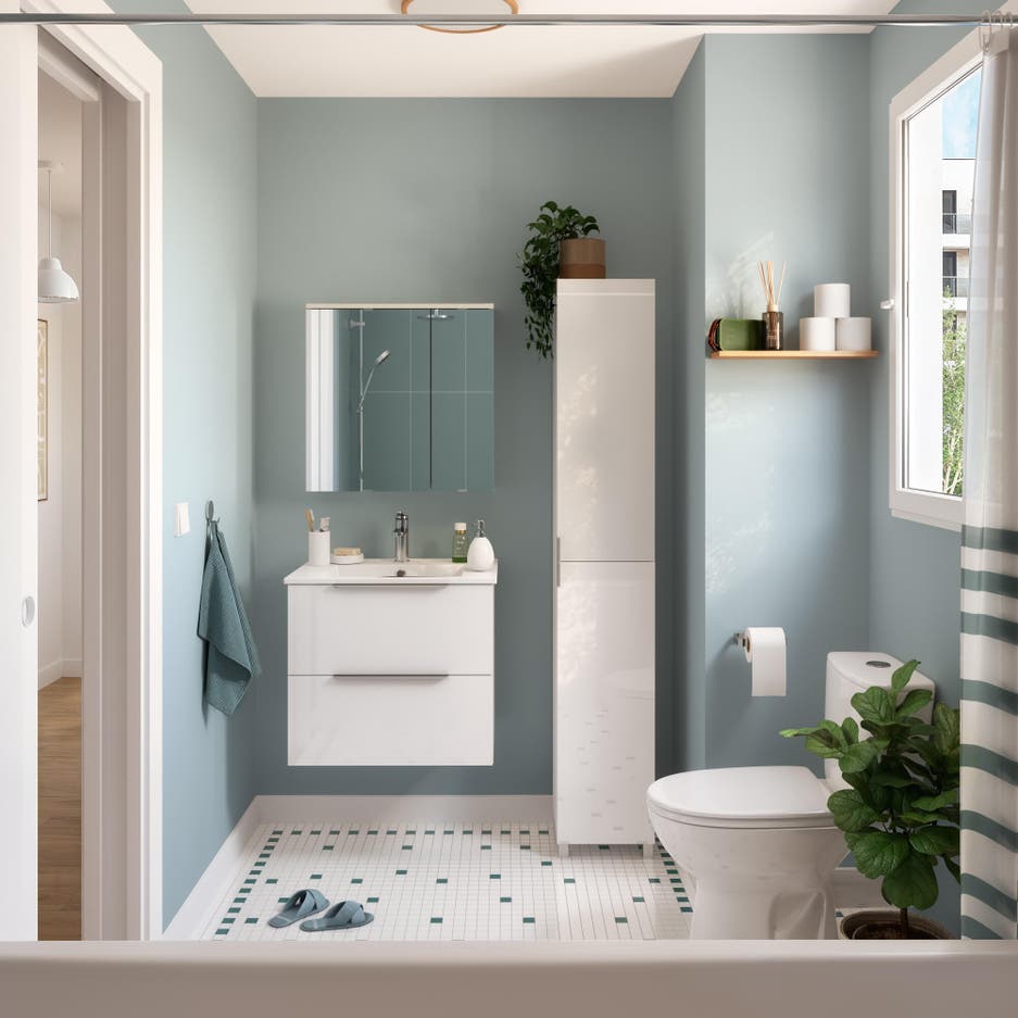decorar baños con camerinos de espejo