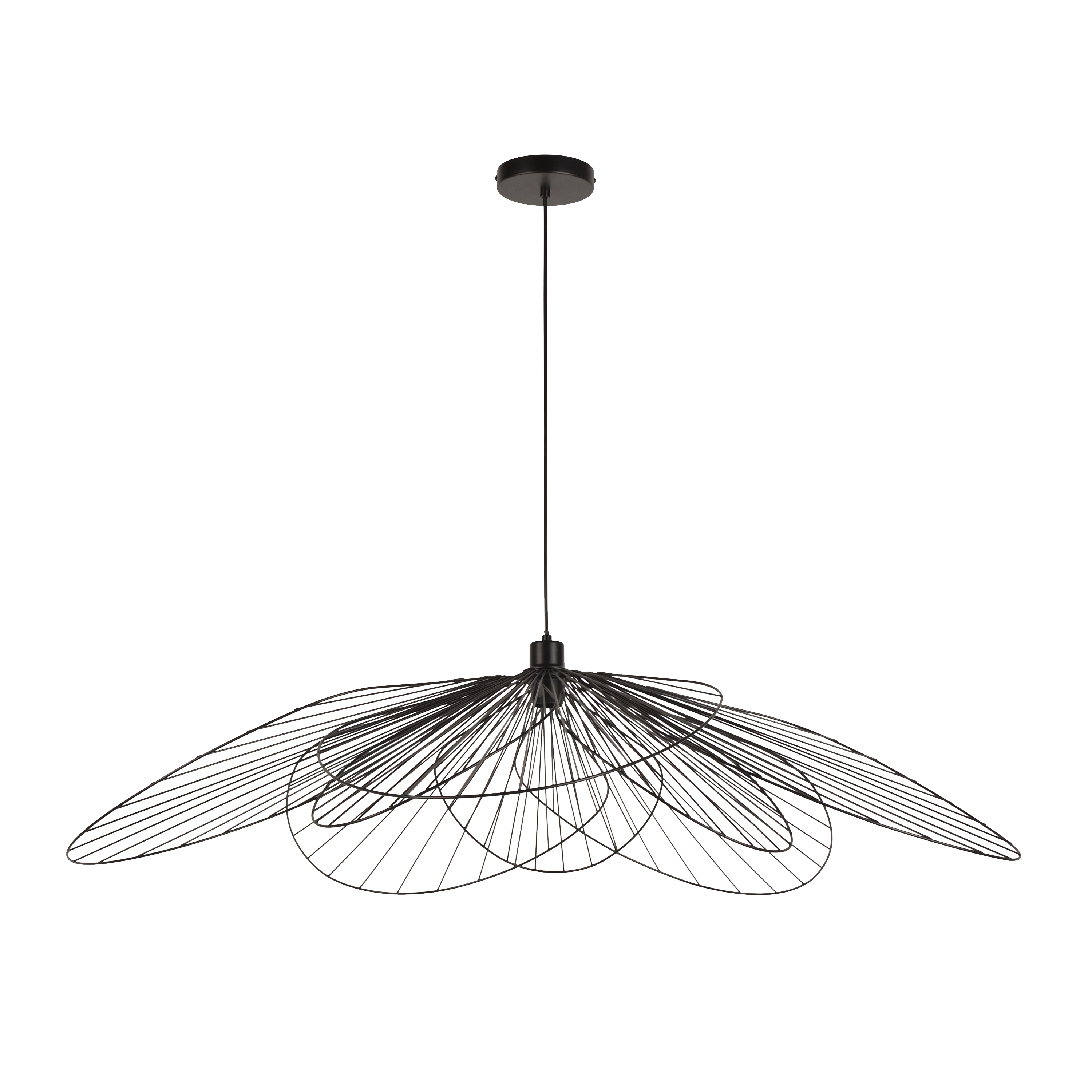 Lampa wisząca Bamako czarna E27 Inspire - 7