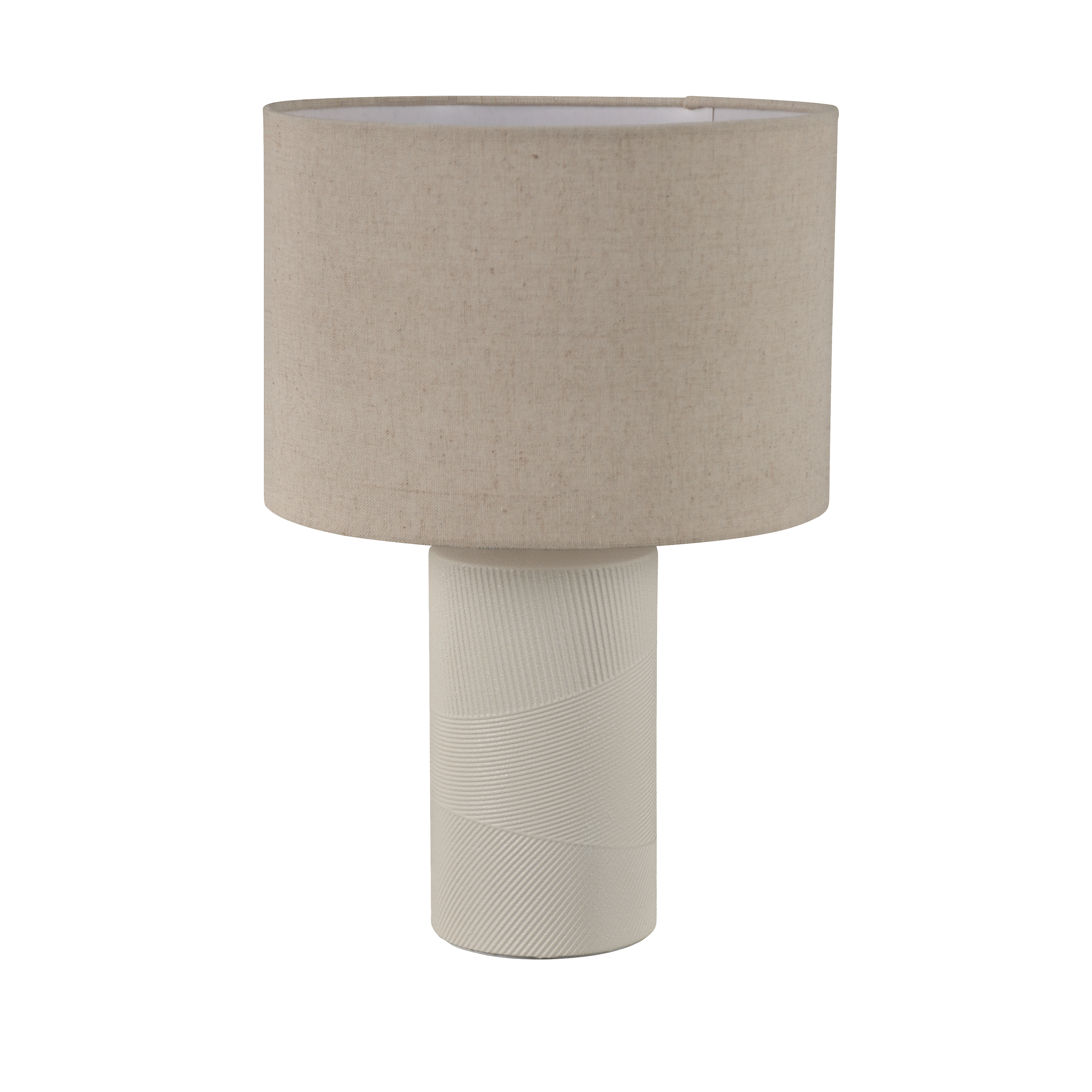 Lampa stołowa Lanzoma beżowa E27 Inspire - 2