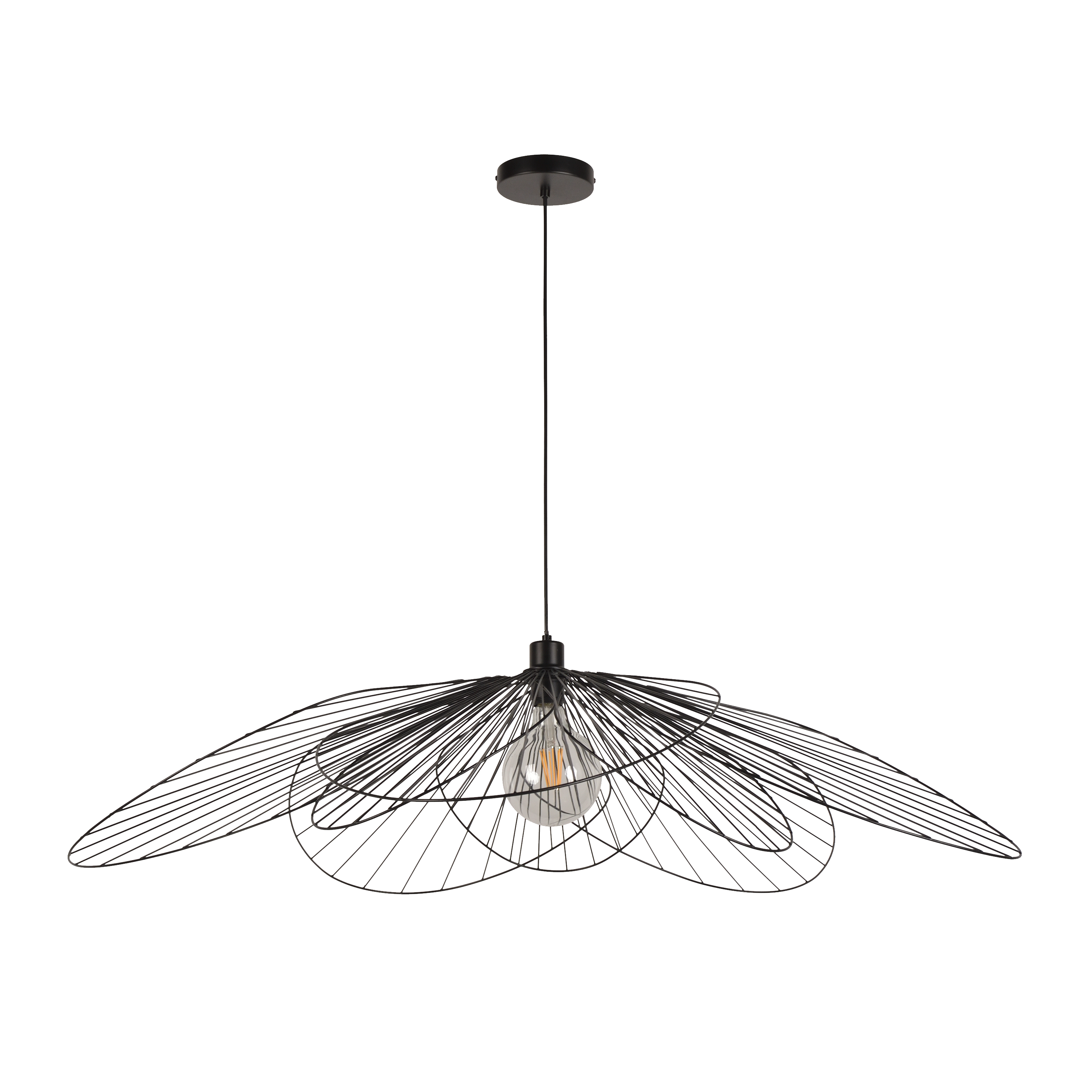 Lampa wisząca Bamako czarna E27 Inspire - 2