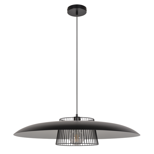 Lampa wisząca Sitio czarna E27 Inspire