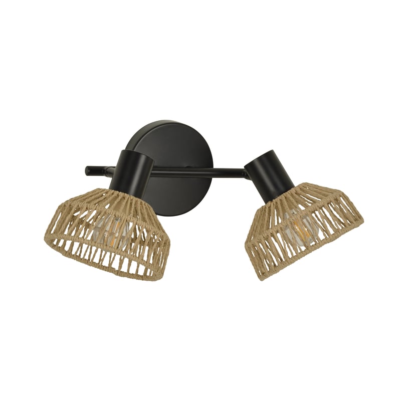 Reflektor Mikona czarny 2 x E14 Inspire