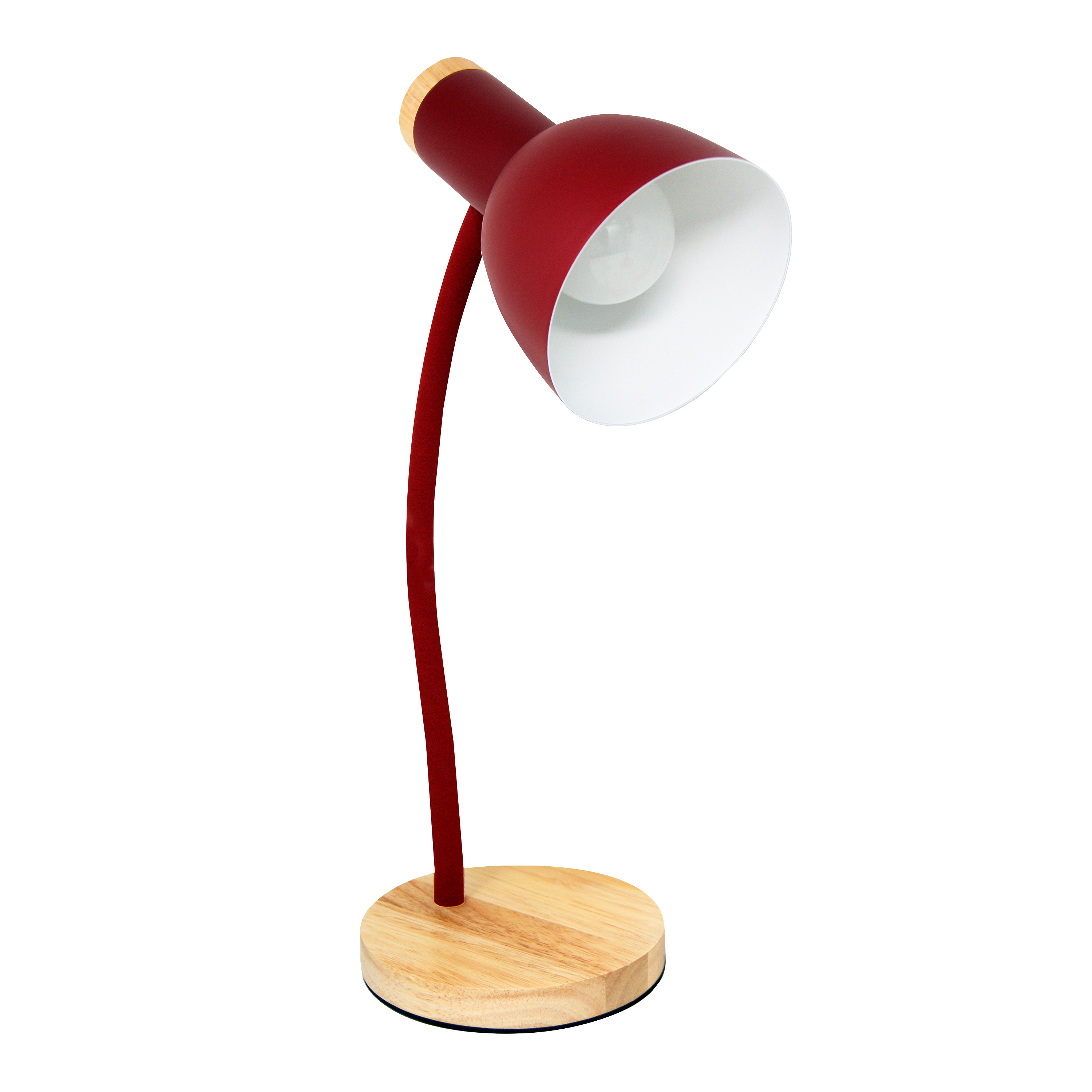 Lampka biurkowa Pohesi czerwona E27 Inspire