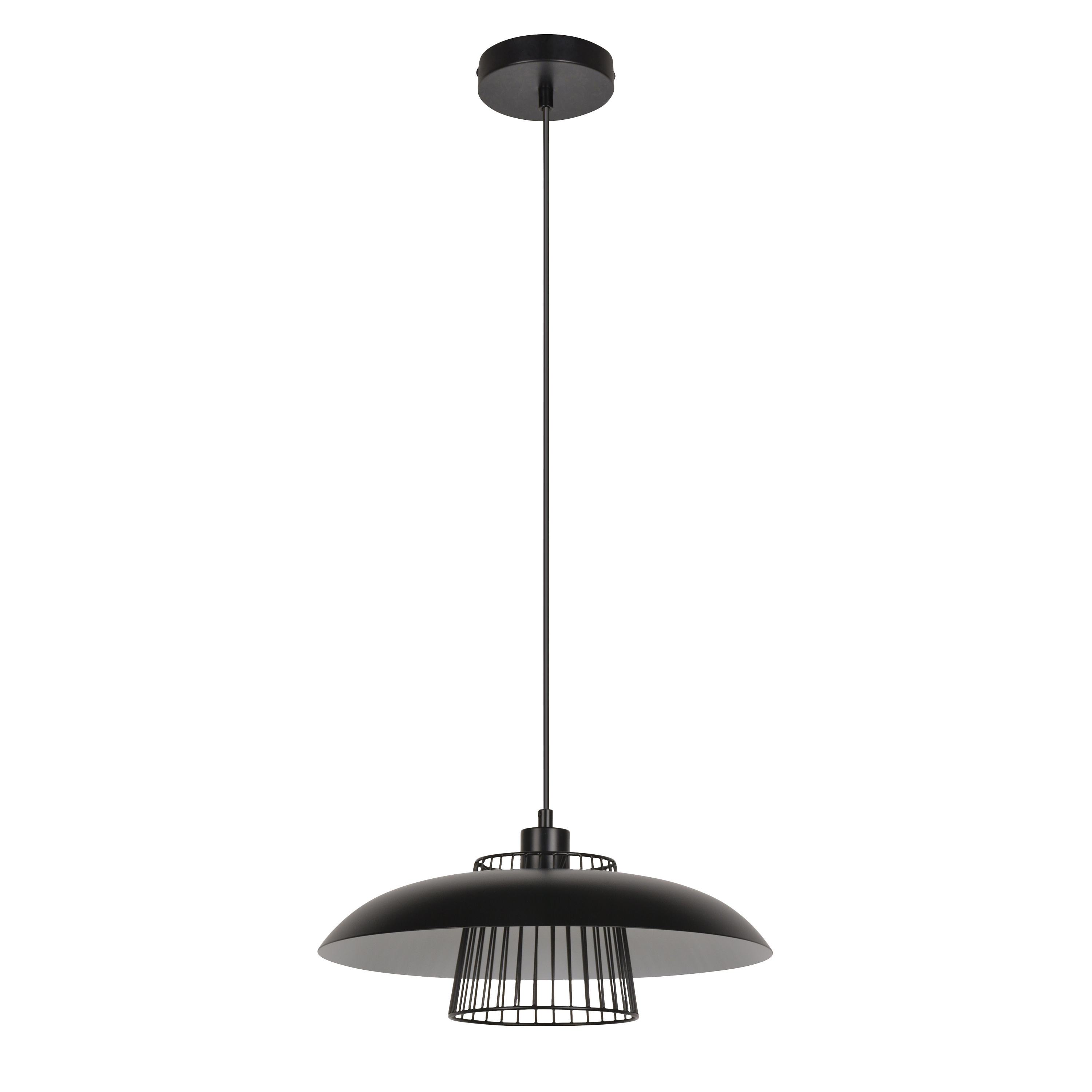 Lampa wisząca Sitio czarna E27 Inspire - 7