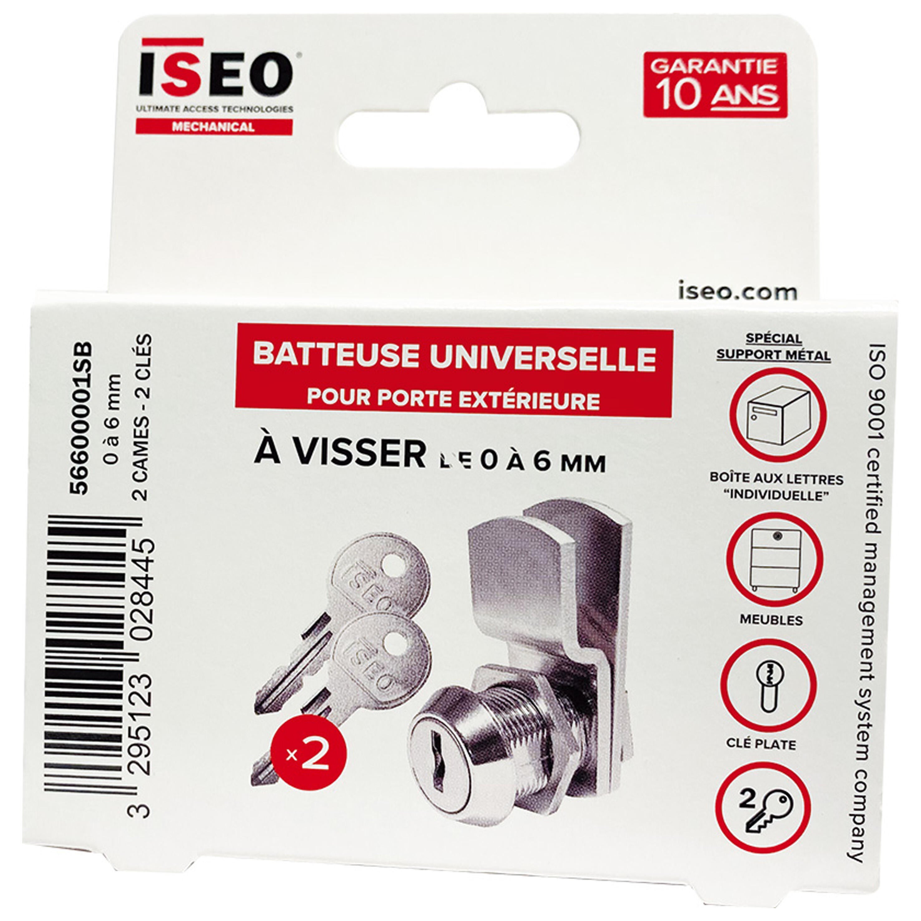 BATTEUSE A VISSER ISEO 0-6MM 2 CAMES - 2