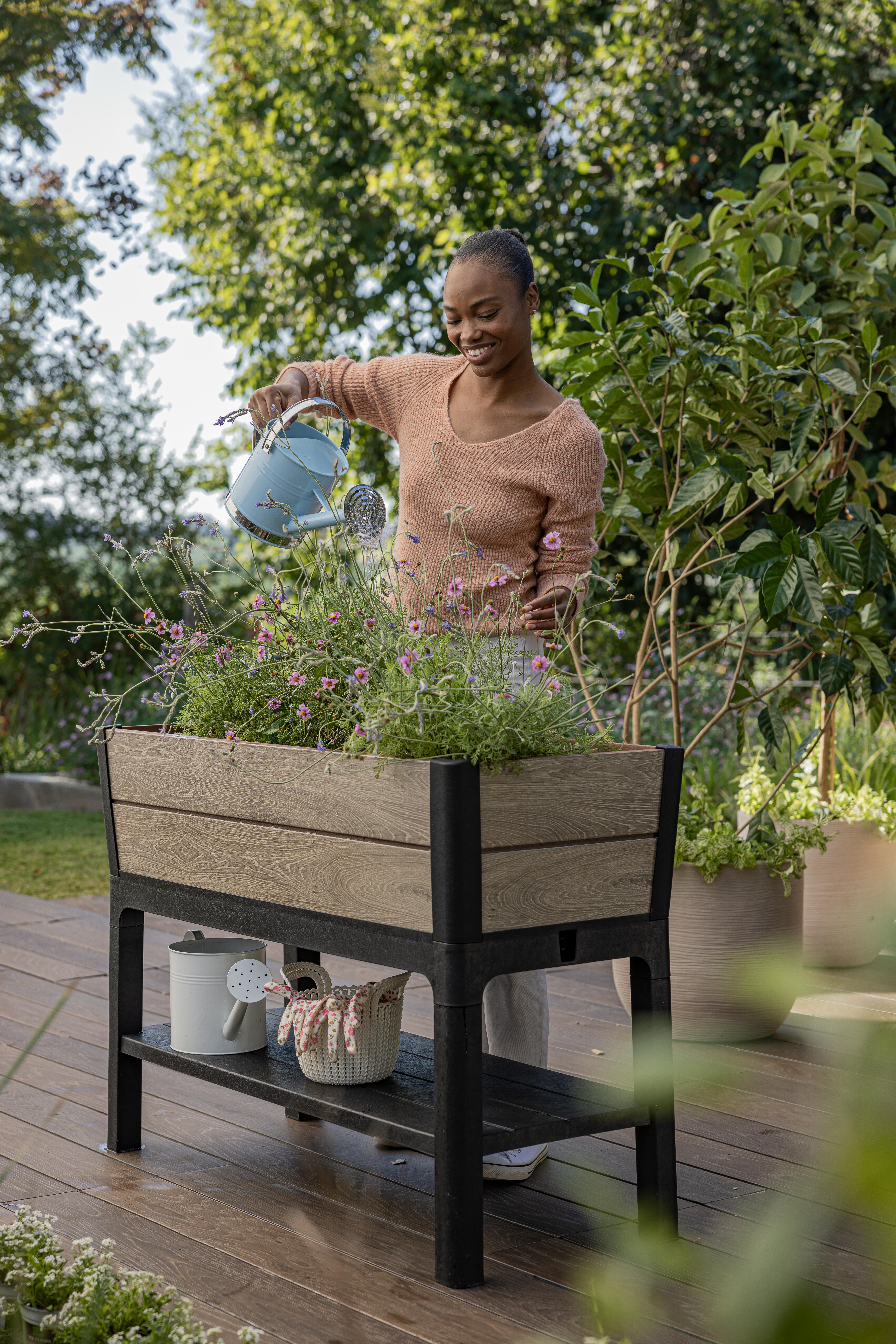 Orto rialzato in polipropilene Darwin garden bed KETER marrone H 79.5 cm - 3