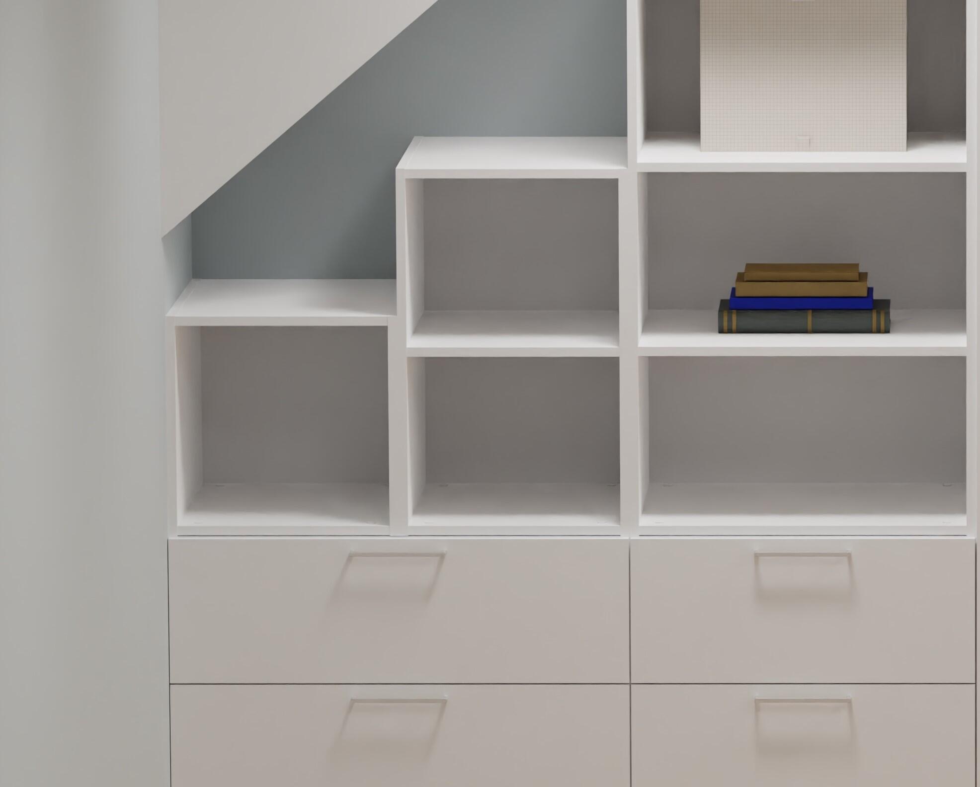 Módulo 38,4x80x54 cm branco Spaceo Evo'M - 11