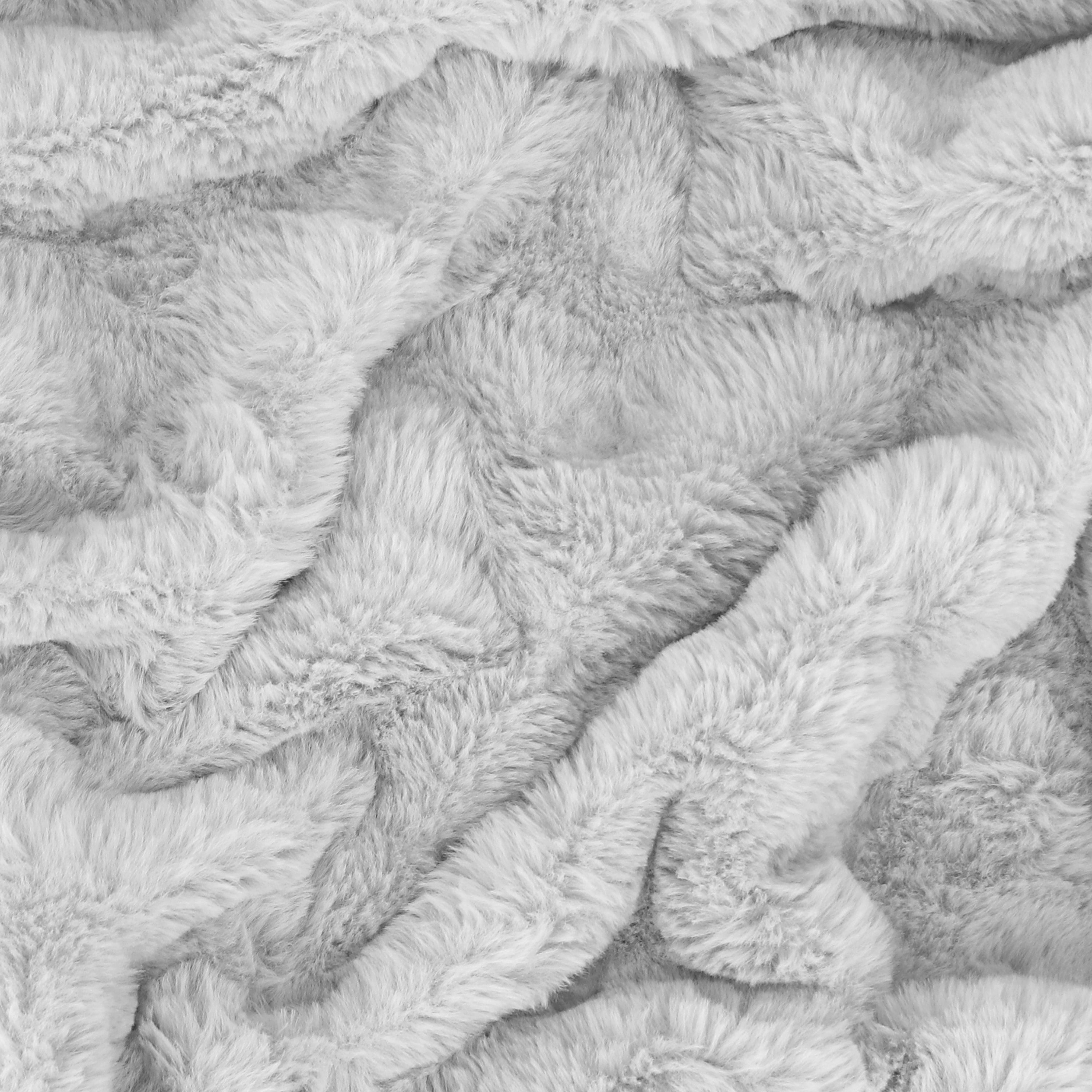 Koc pluszowy Vouge szary 220 x 240 cm - 3