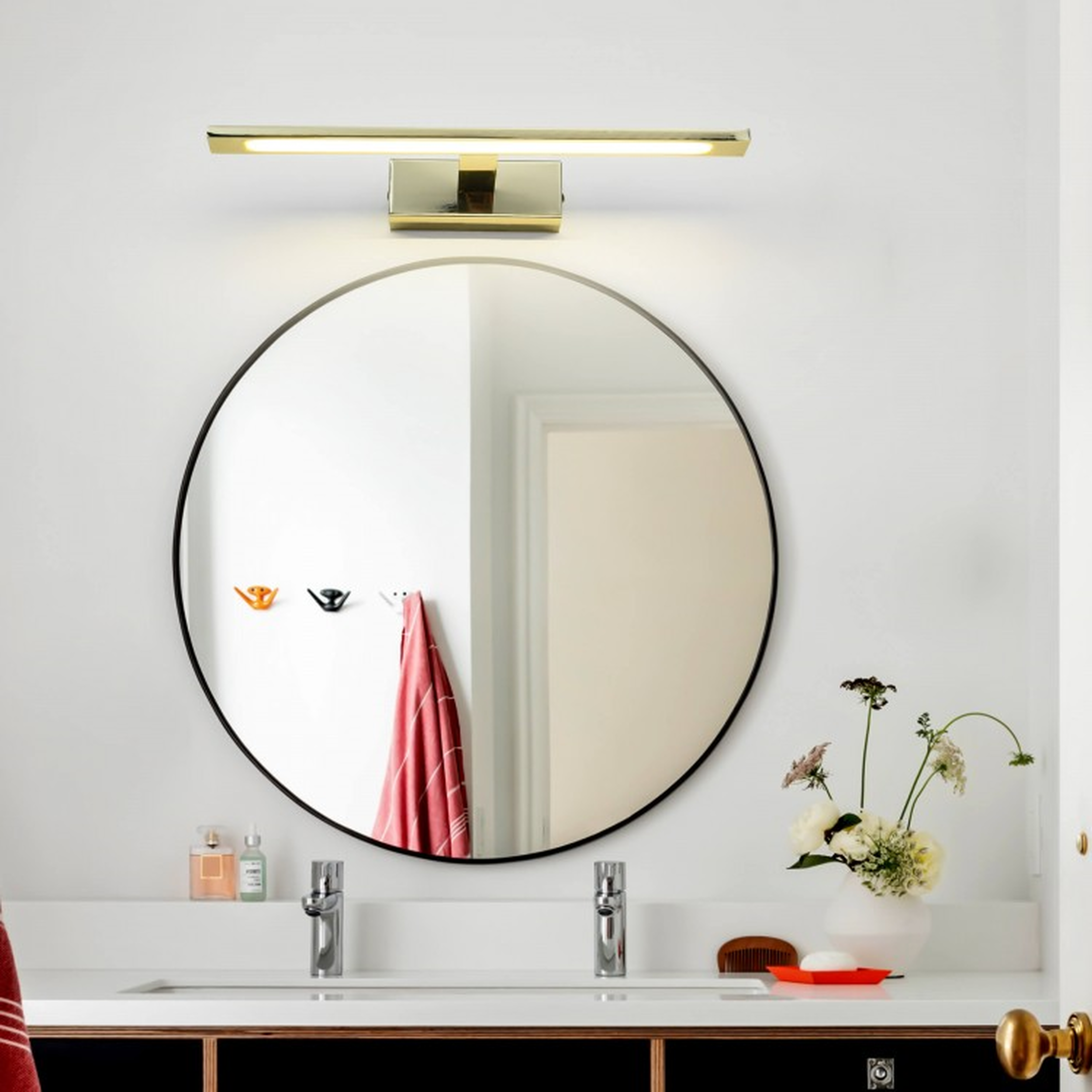 Kinkiet łazienkowy ISLA IP44 40 cm złoty LED LIGHT PRESTIGE - 2