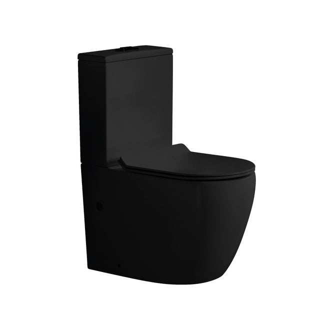 Pack WC ARMOBANY Inca Black con tapa amortiguada negro