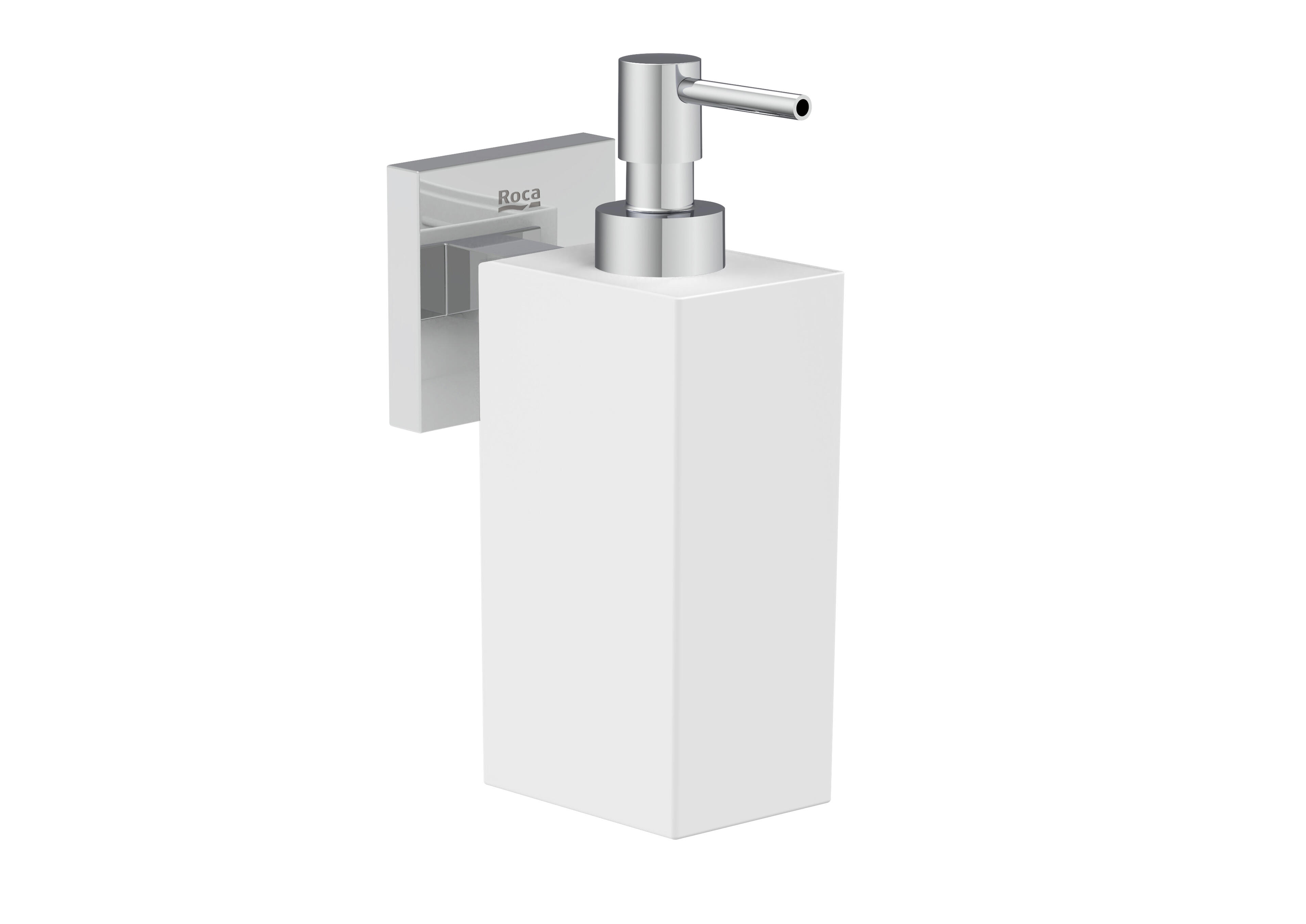 Dispensador alpine blanco y cromo mate