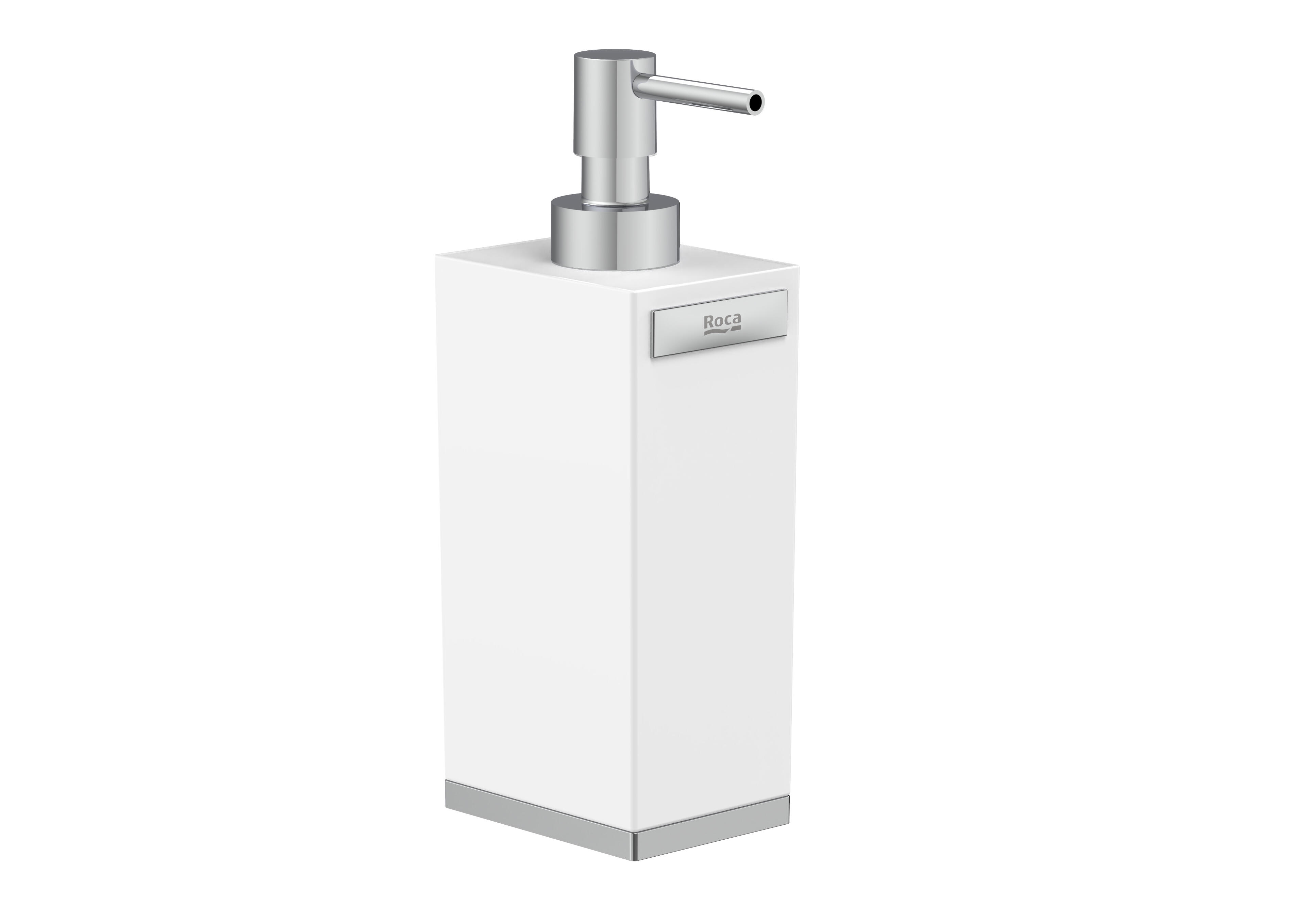 Dispensador alpine blanco y cromo mate