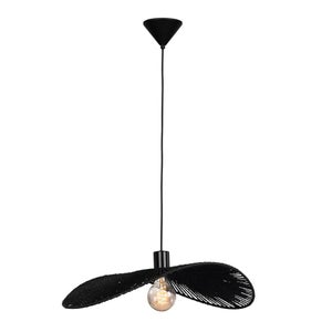 Suspension Siruela, coton, noir, Diam.56 cm, E27 Leroy Merlin Les bons plans des petits projets avant l'été