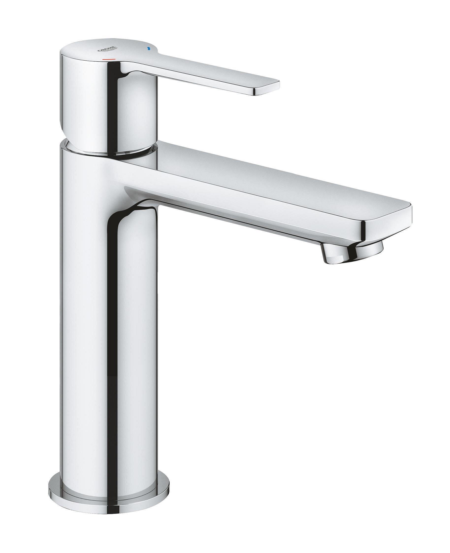 Grohe Rubinetto per lavabo a canna media lineare cromo spazzolato
