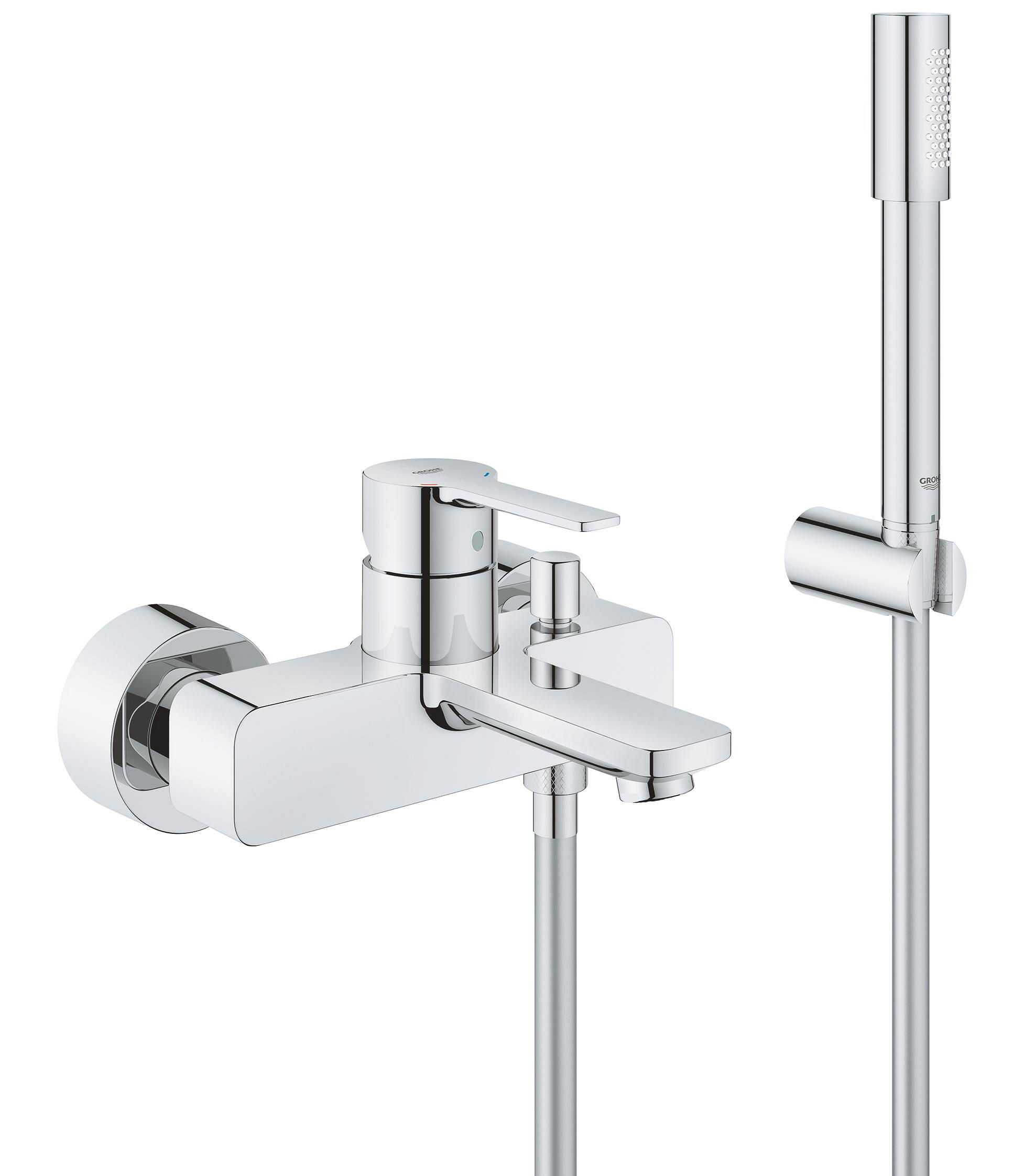 Grohe Rubinetto per vasca lineare per muro cromo