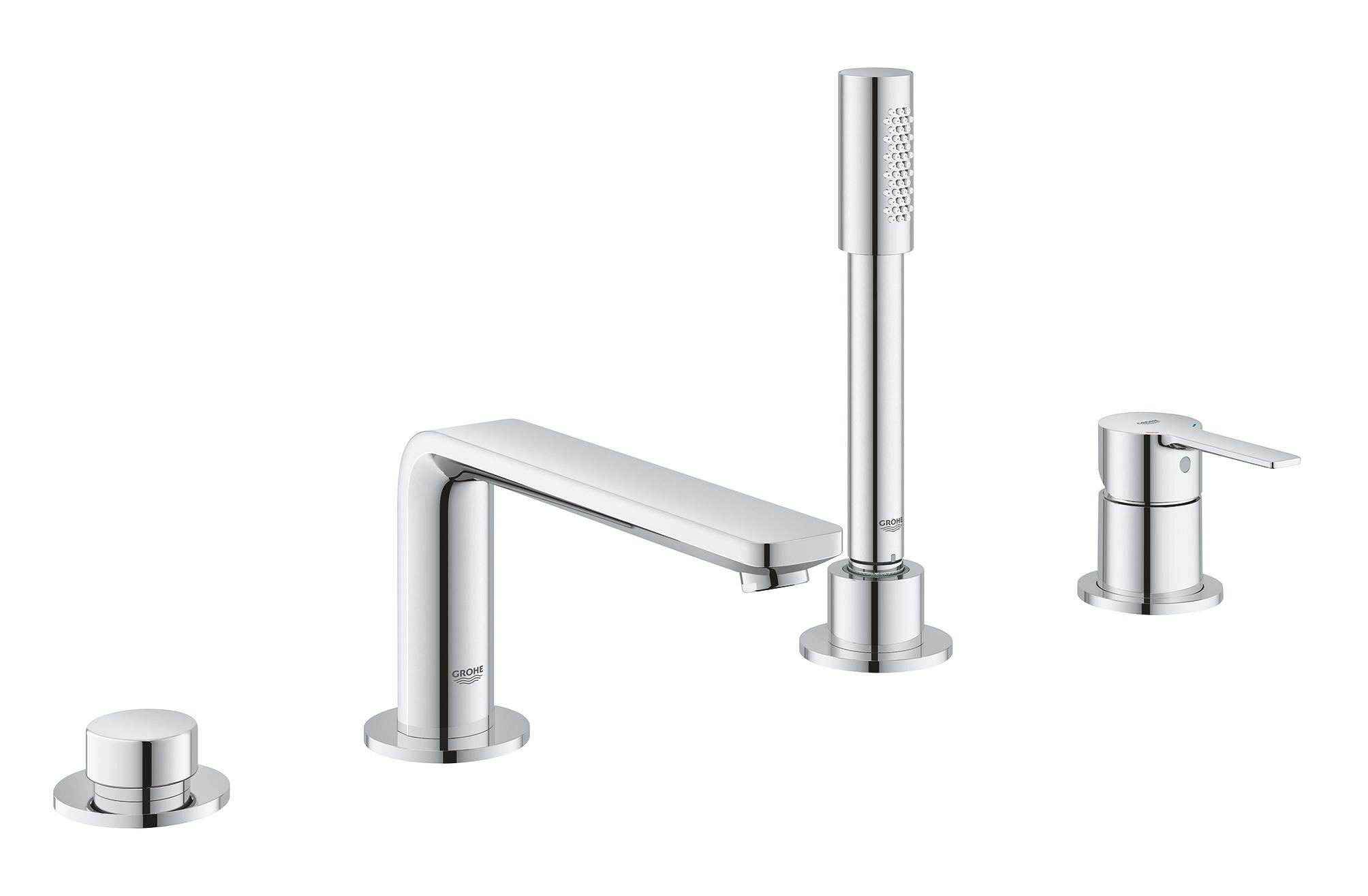 Grohe Rubinetto per vasca getto laminare cristallino Lineare cromo