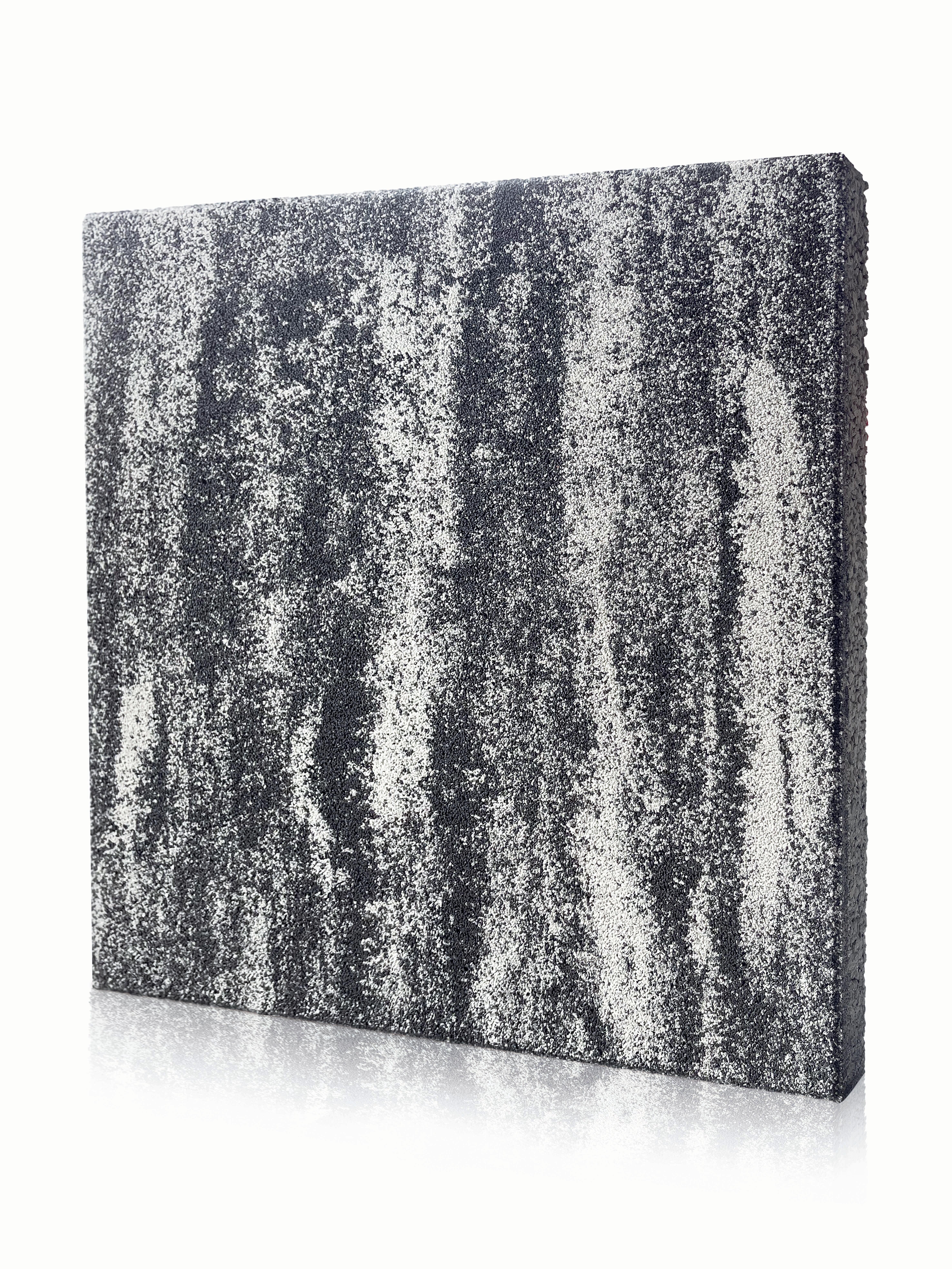 Lastra di cemento drenante in calcestruzzo grigio L 50 x L 50 cm, spessore 40 mm - 2