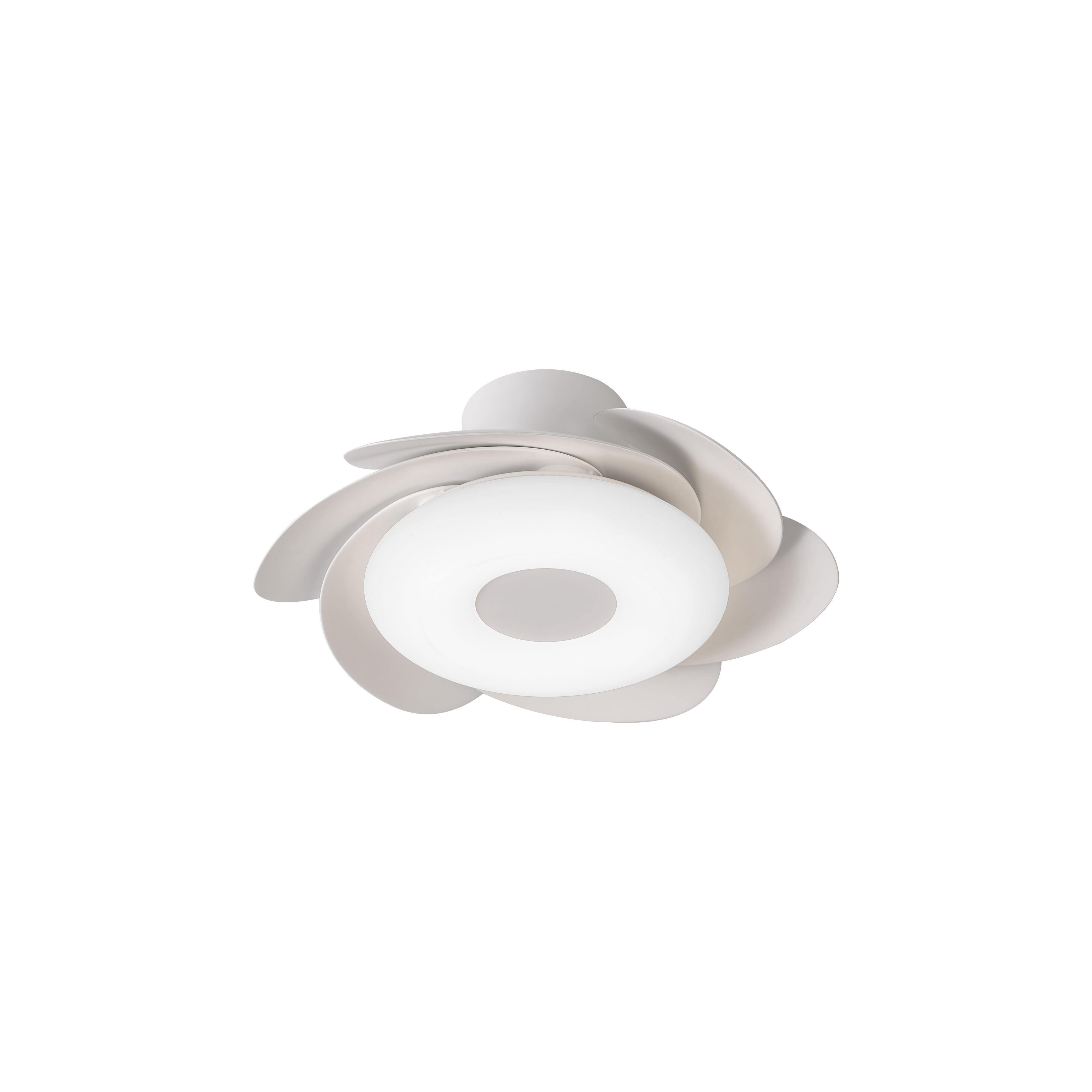 Ventilador de techo con luz silencioso DC 24W con mando ø79 cm Flower MANTRA blanco luz CCT 6 aspas retráctiles tipo lámpara| 6 velocidades| modo verano/invierno| brisa| recomendado para <13m² - 3