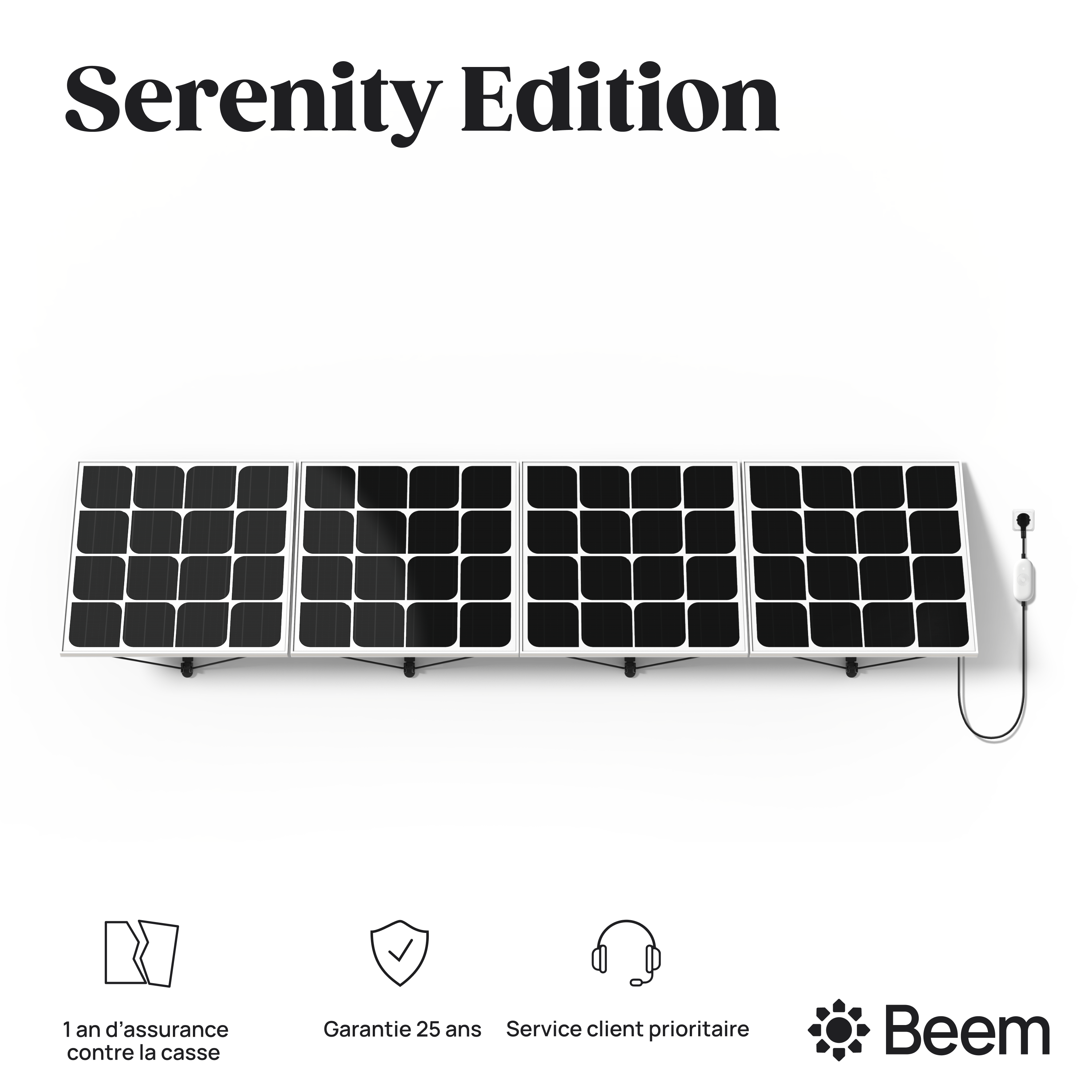 Panneau solaire Beem Serenity, kit de démarrage 420W, installation au mur - 6