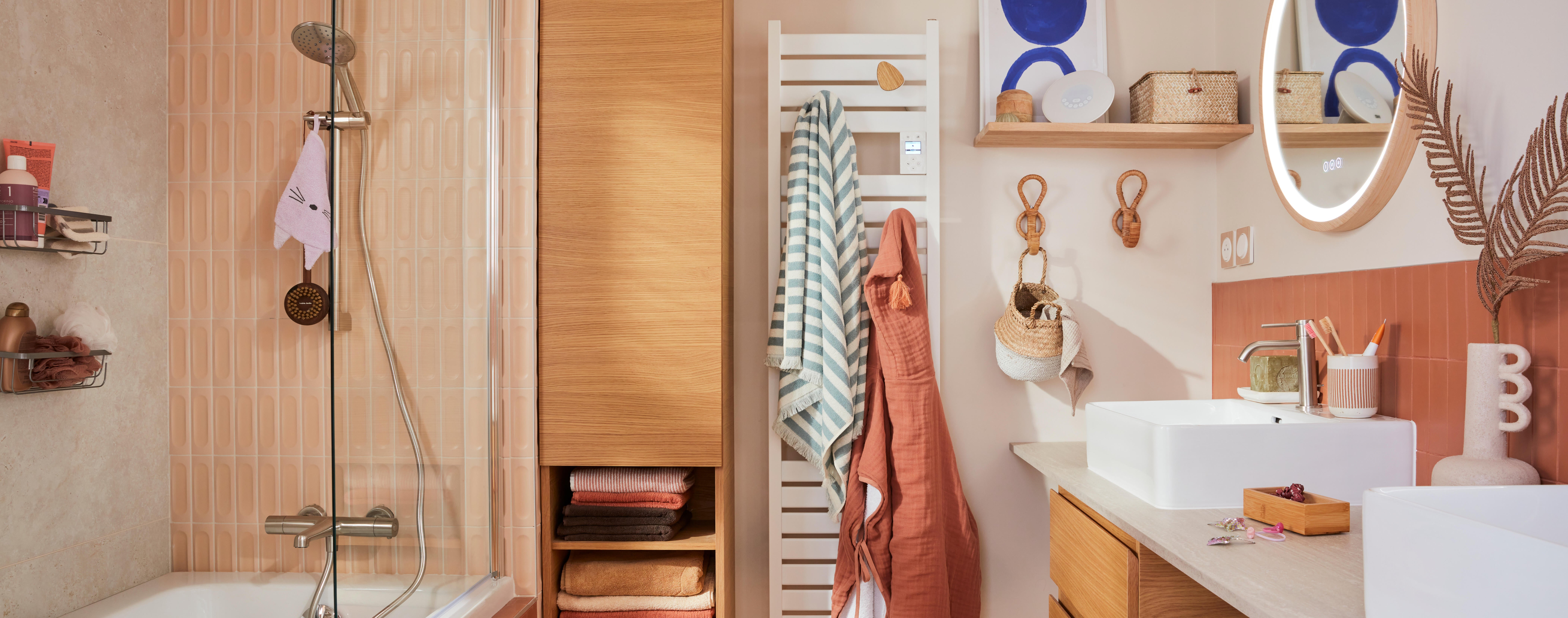 Sèche-serviettes électrique connecté Kelud Slim SAUTER 500W blanc - 4