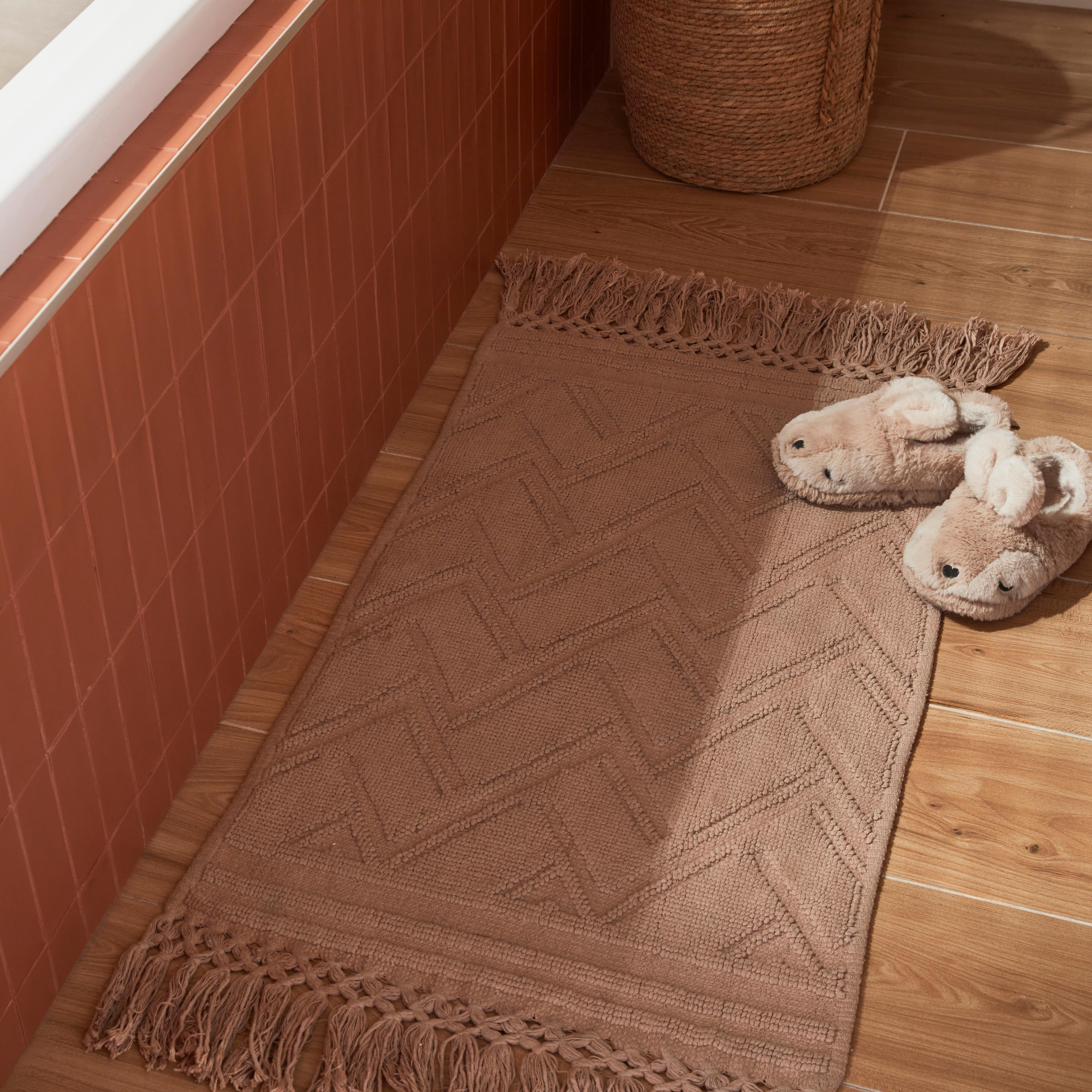 Carrelage mural effet relief terracotta semi mat l.5 x L.15 cm Mattie - 2