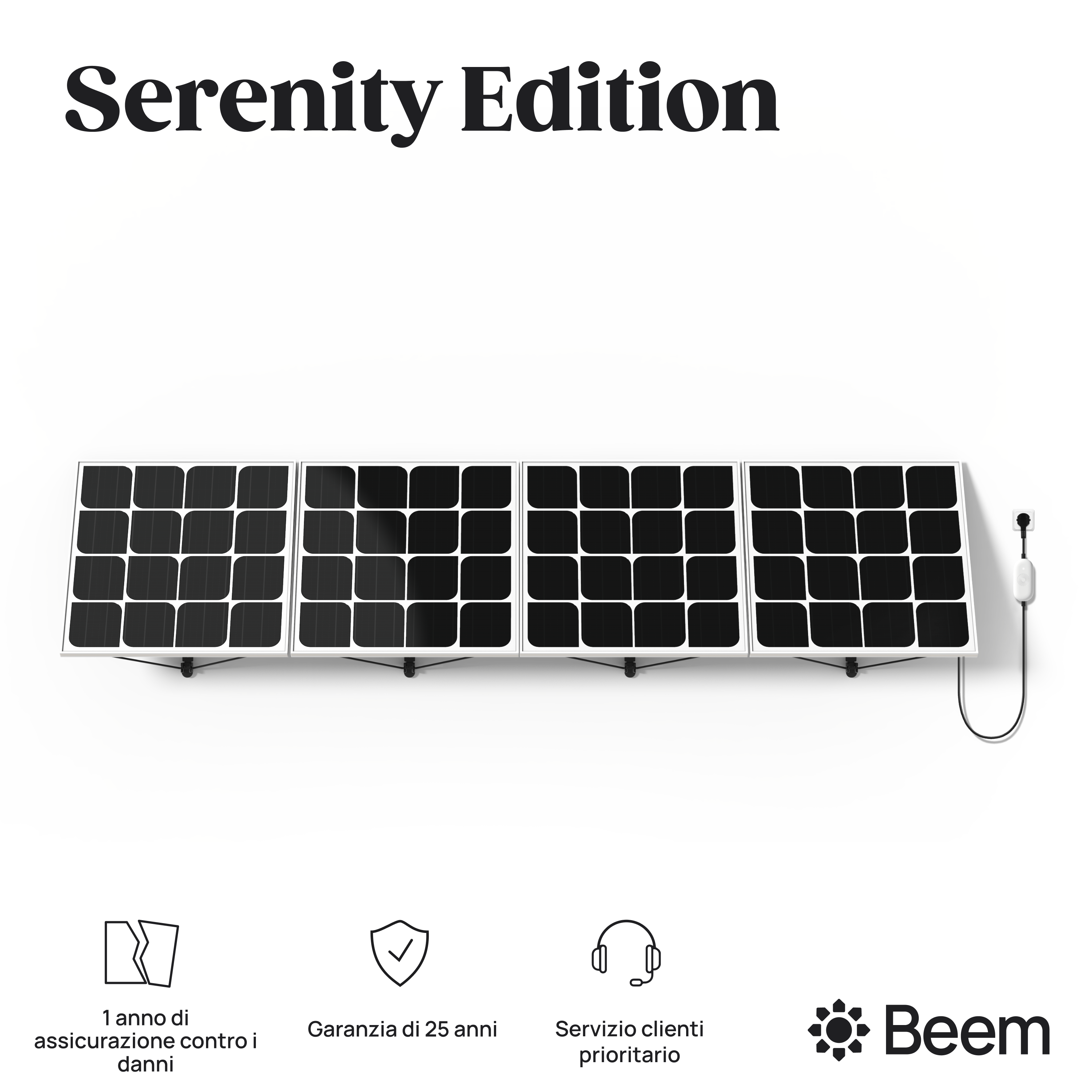 Kit pannello solare plug&play grid-connected BEEM KB420-EU-111, 4 pannelli monocristallino da 420 W con microinverter - 18