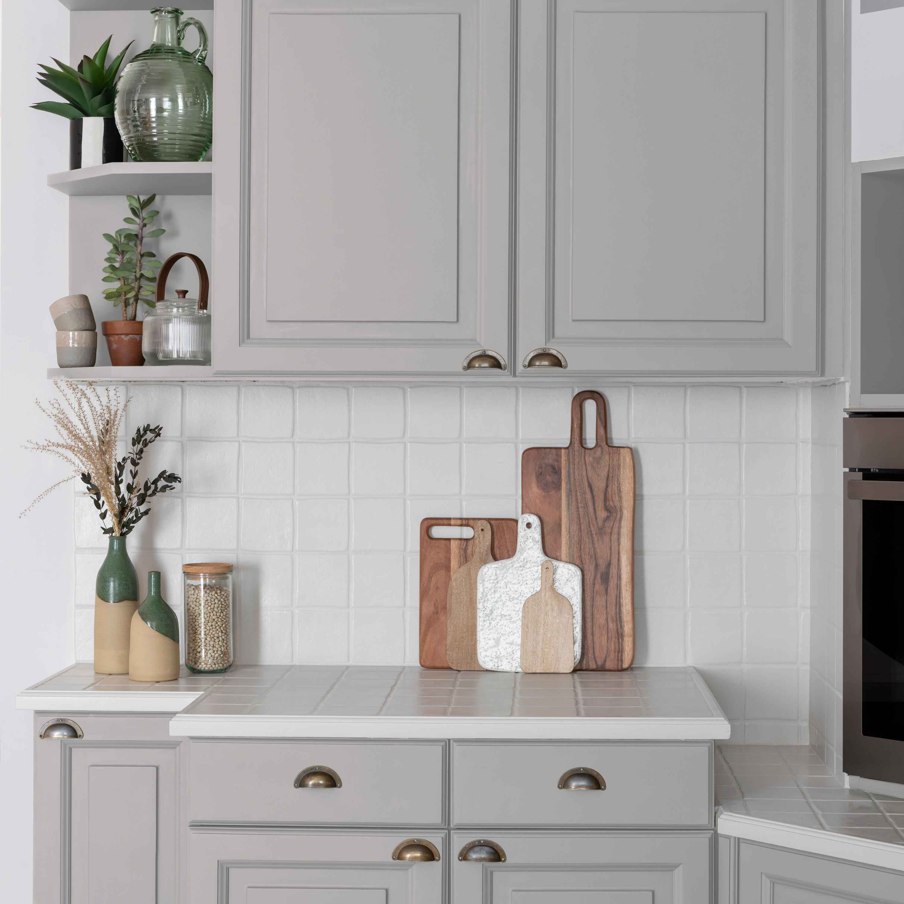 Peinture meuble souffle gris mat V33 Rénovation cuisine et bain 0.75l - 4