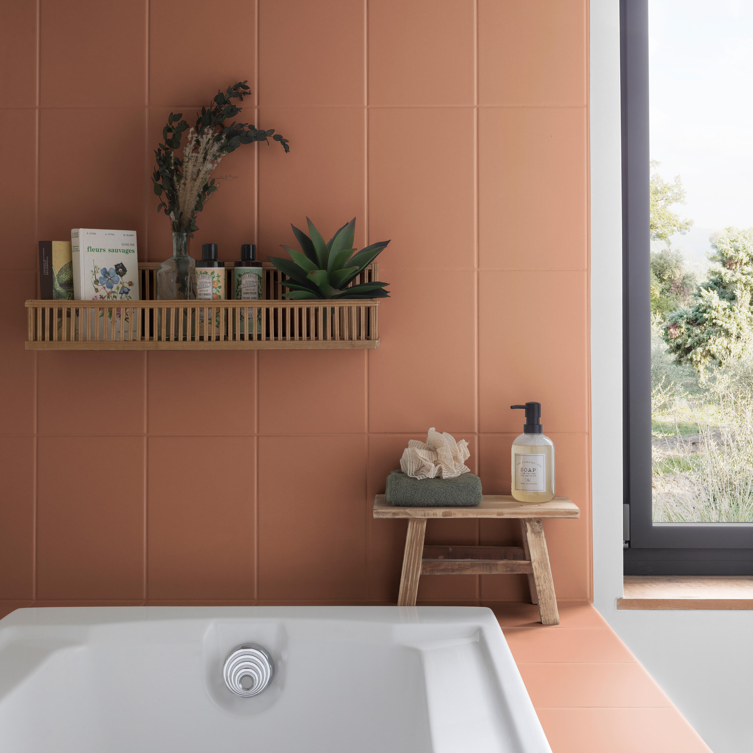 Peinture meuble terracotta satin V33 Rénovation cuisine et bain 0.75l - 4