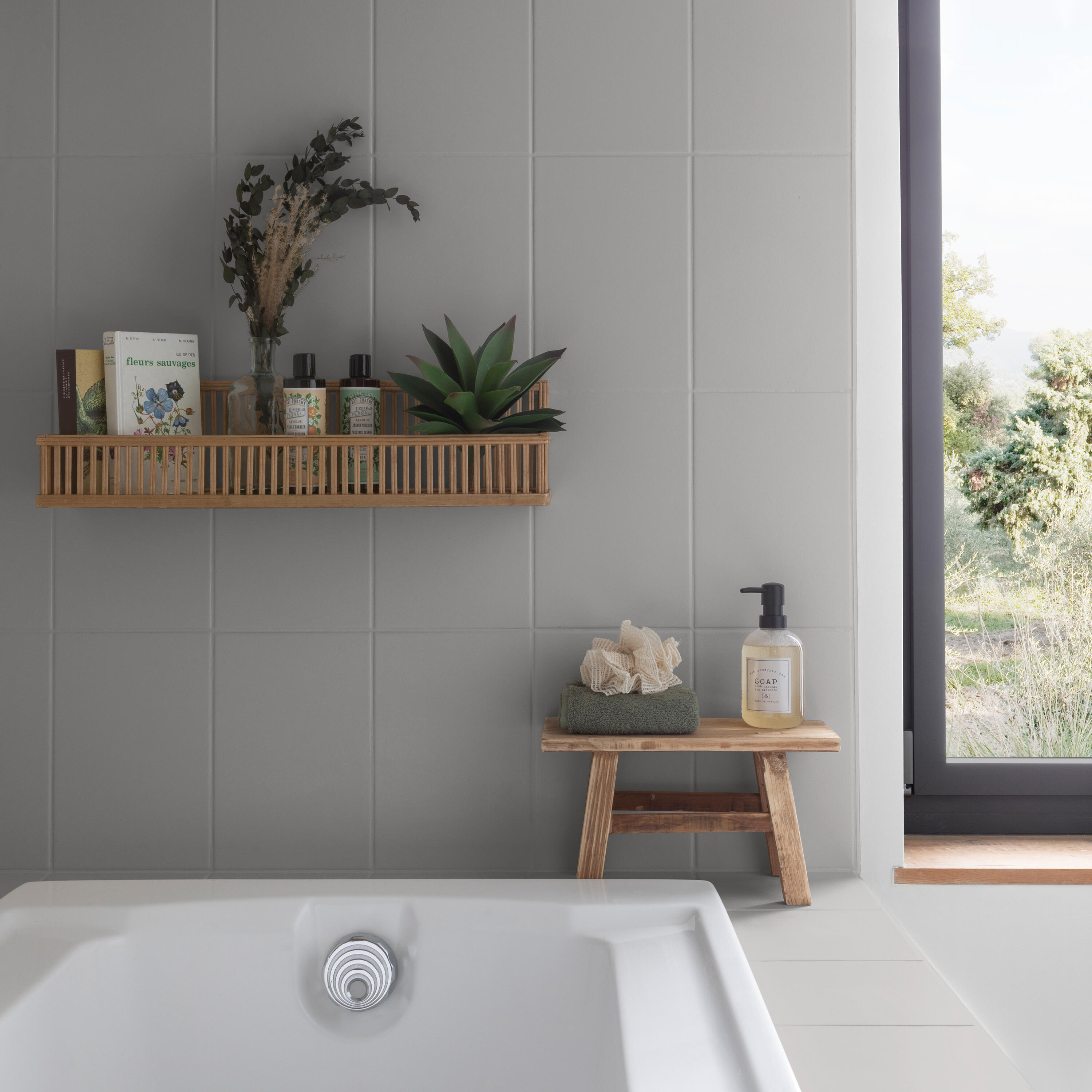 Peinture meuble souffle gris mat V33 Rénovation cuisine et bain 0.75l - 5