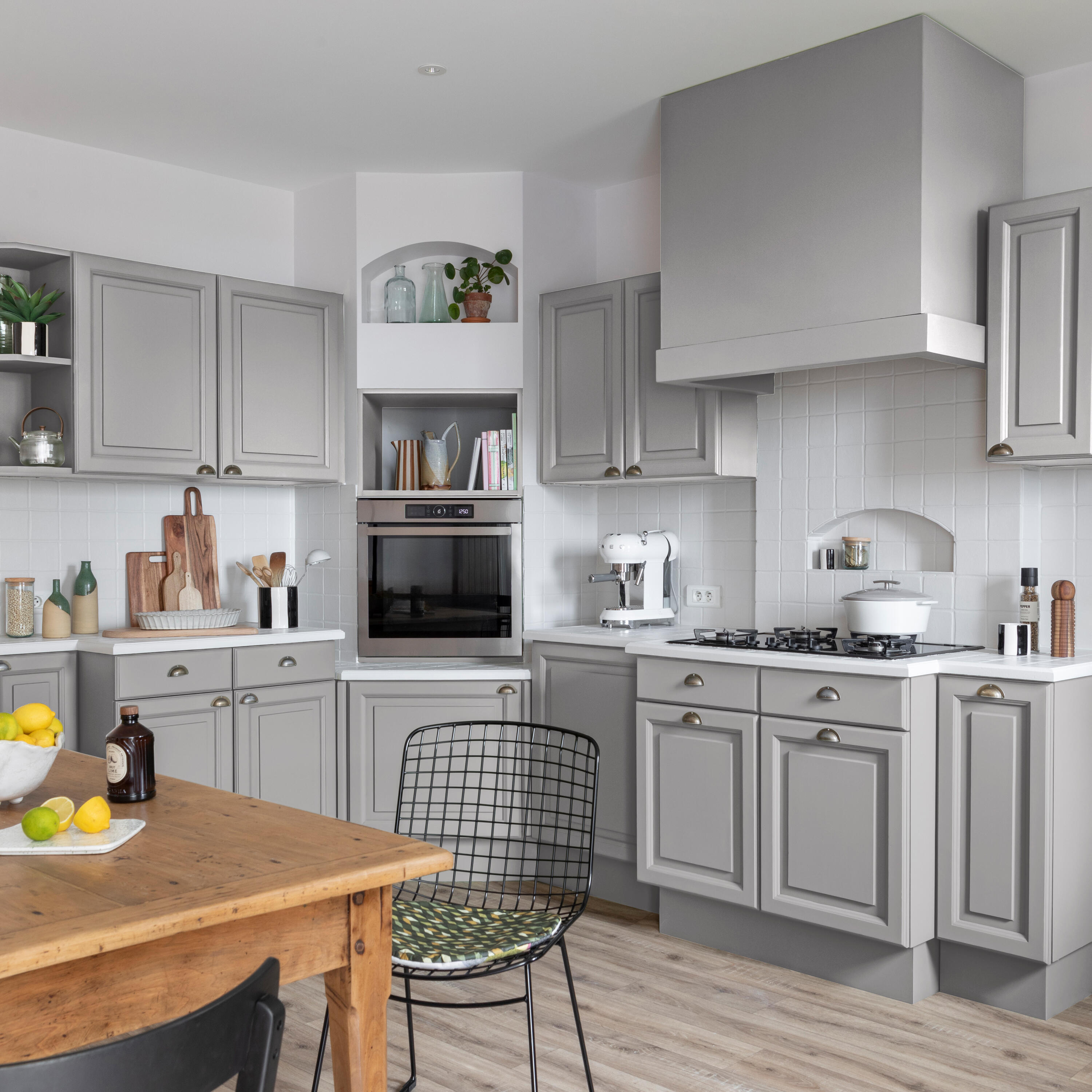 Peinture meuble souffle gris mat V33 Rénovation cuisine et bain 0.75l - 3