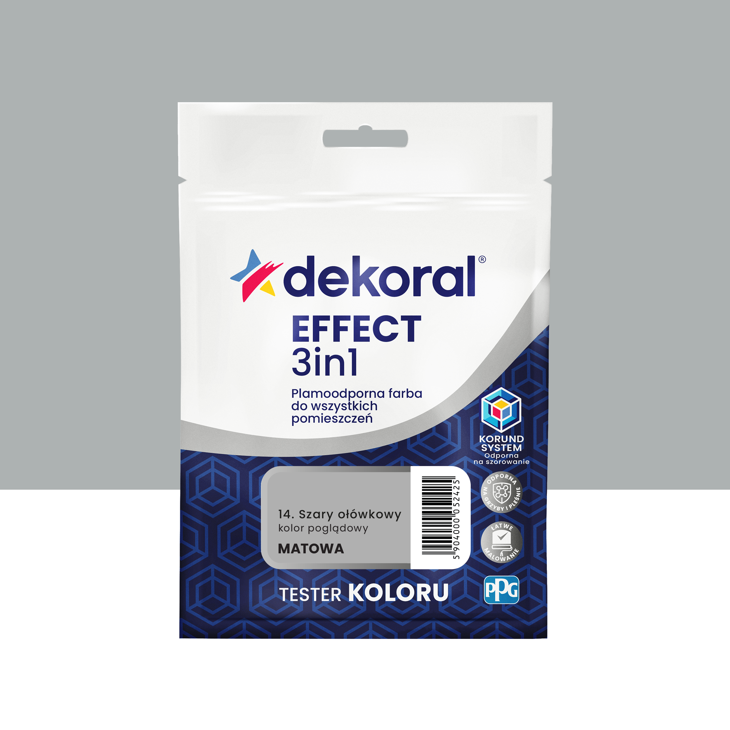 Tester farby Dekoral Effect 3w1 Szary ołówkowy 40 ml